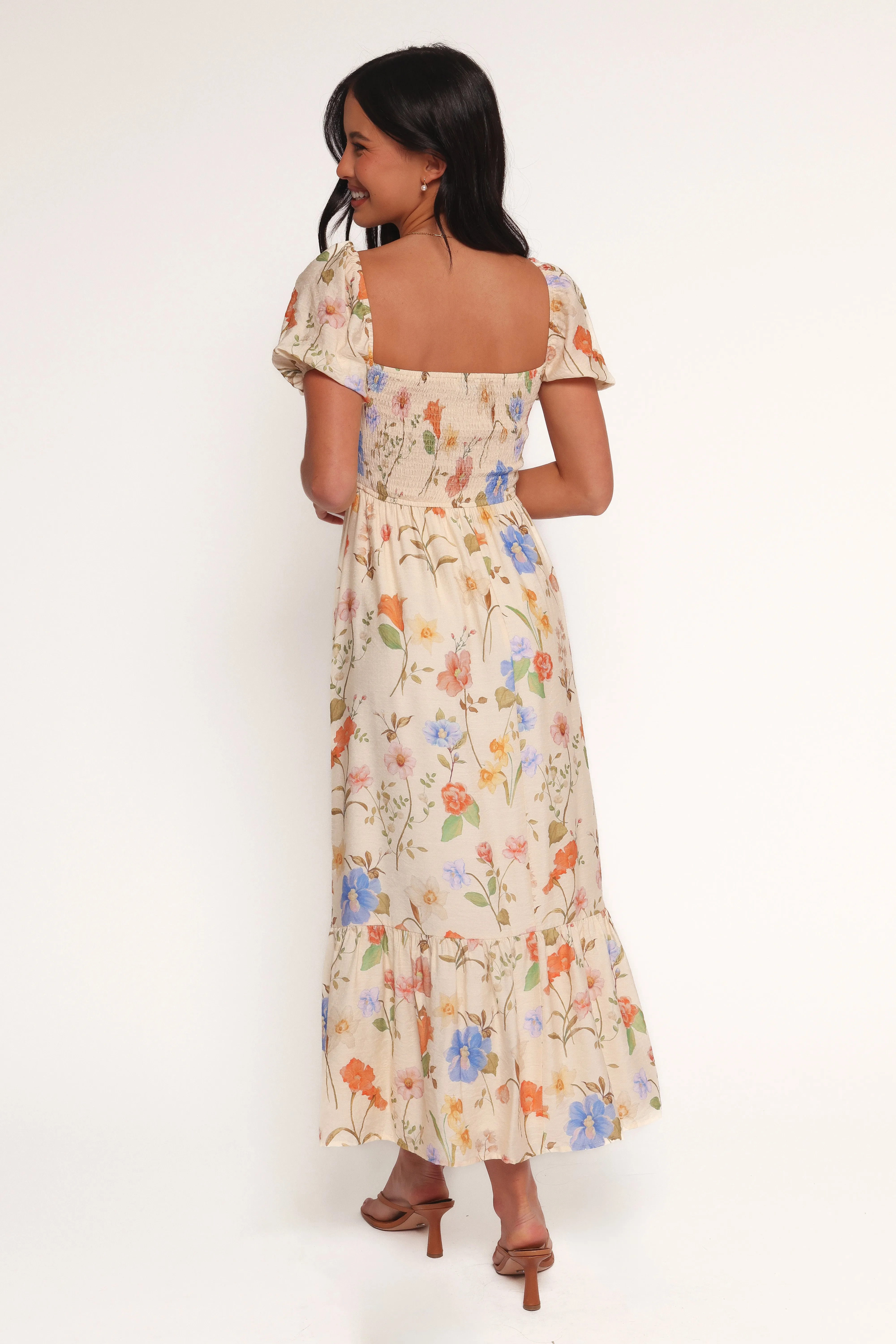 Cecelia Puff Sleeve Maxi Dress - Floral sold by Petal & Pup product image thumbnail 4