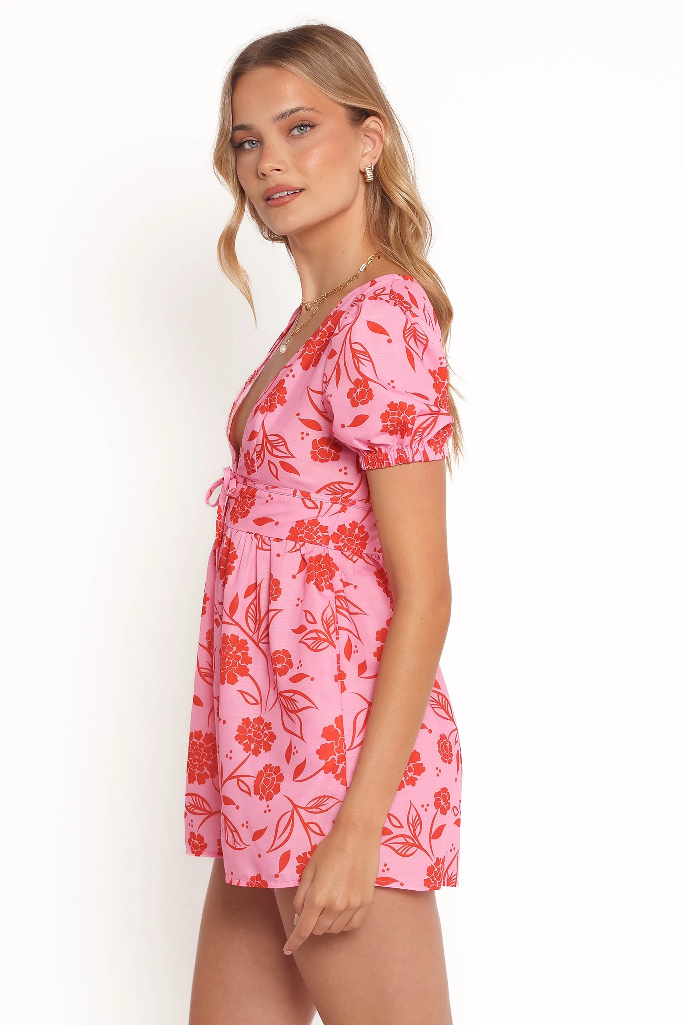 Anthea Playsuit - Pink Red sold by Petal & Pup product image thumbnail 3