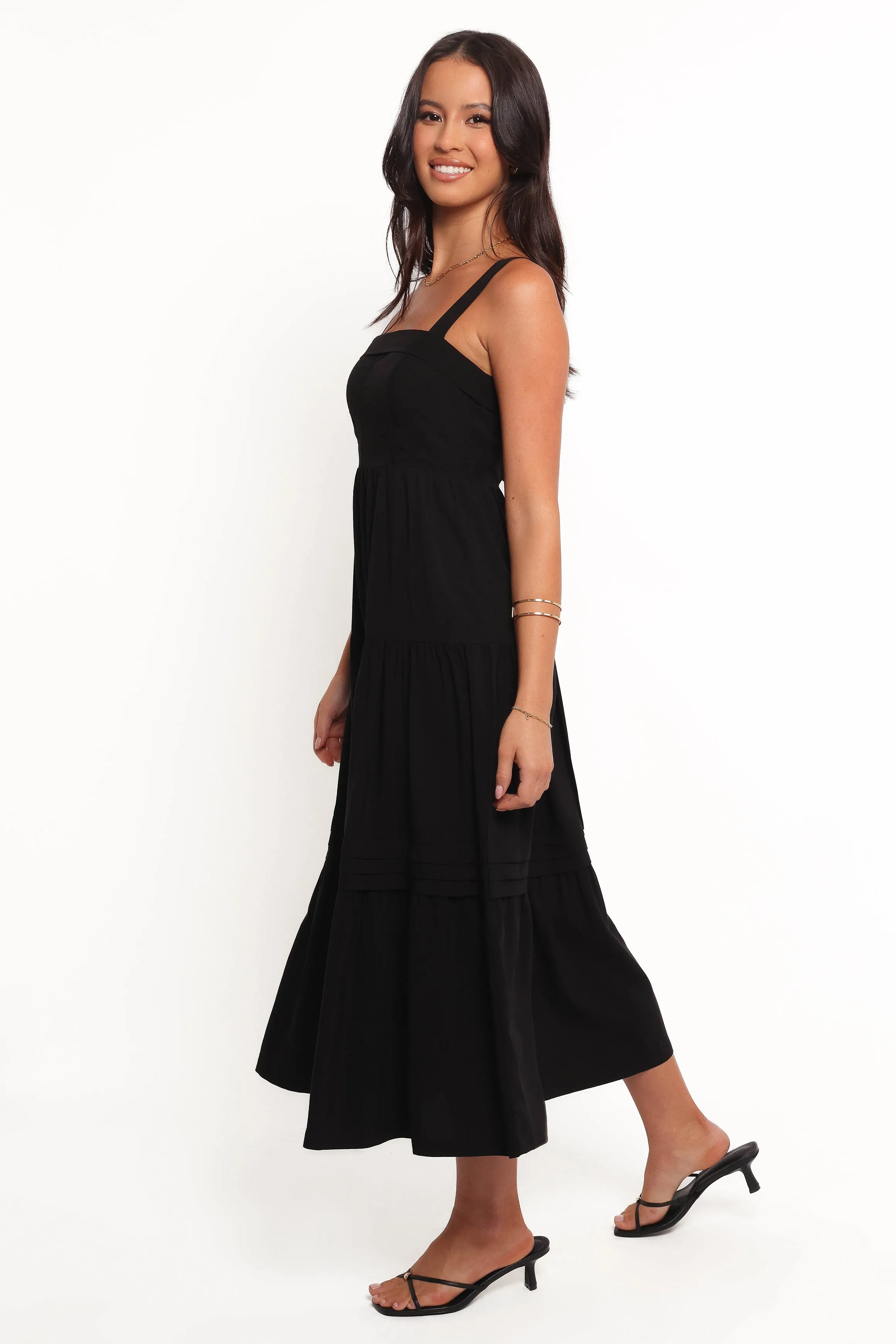 Elvia Maxi Dress - Black sold by Petal & Pup product image thumbnail 3