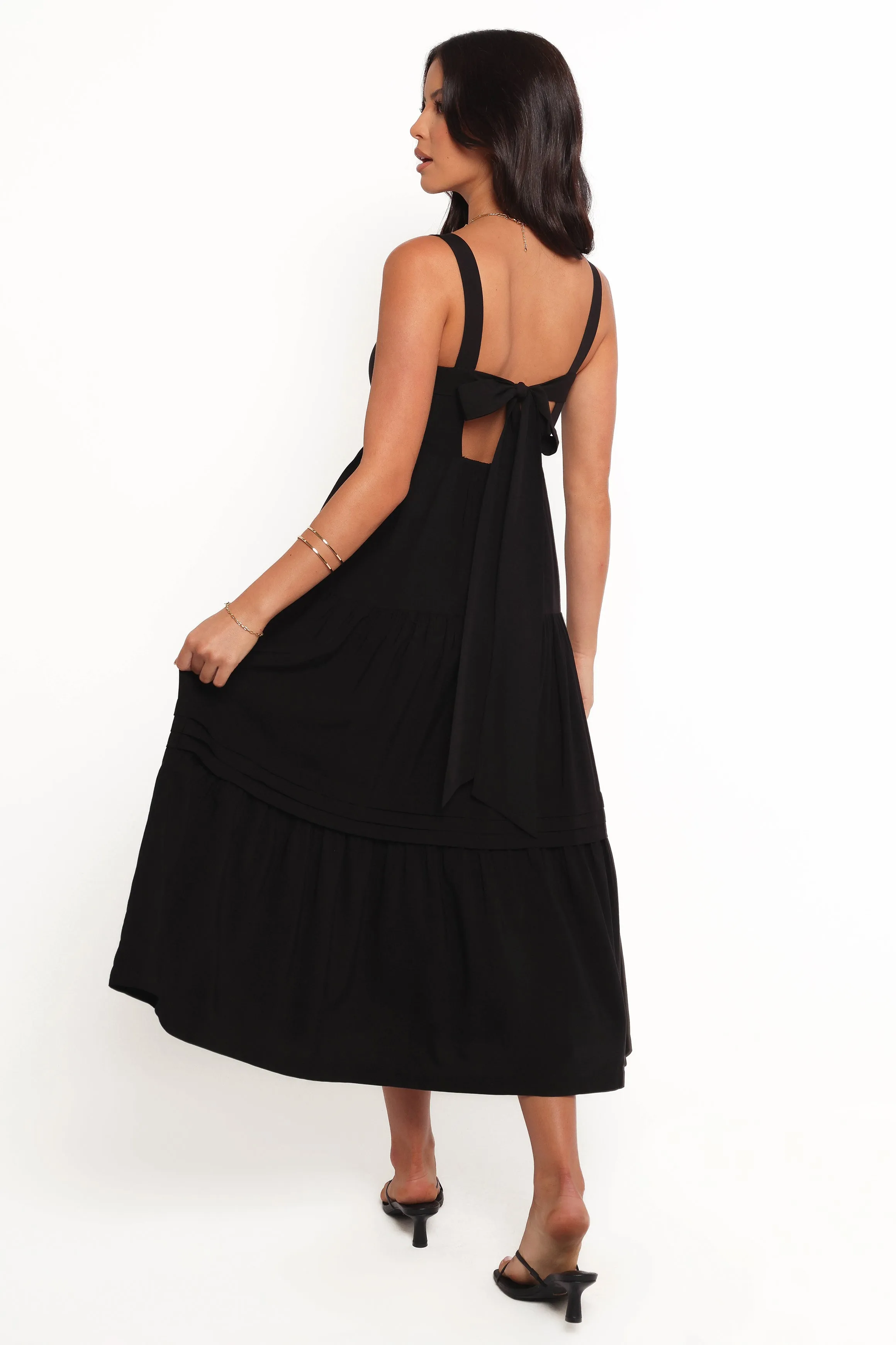 Elvia Maxi Dress - Black sold by Petal & Pup product image thumbnail 2