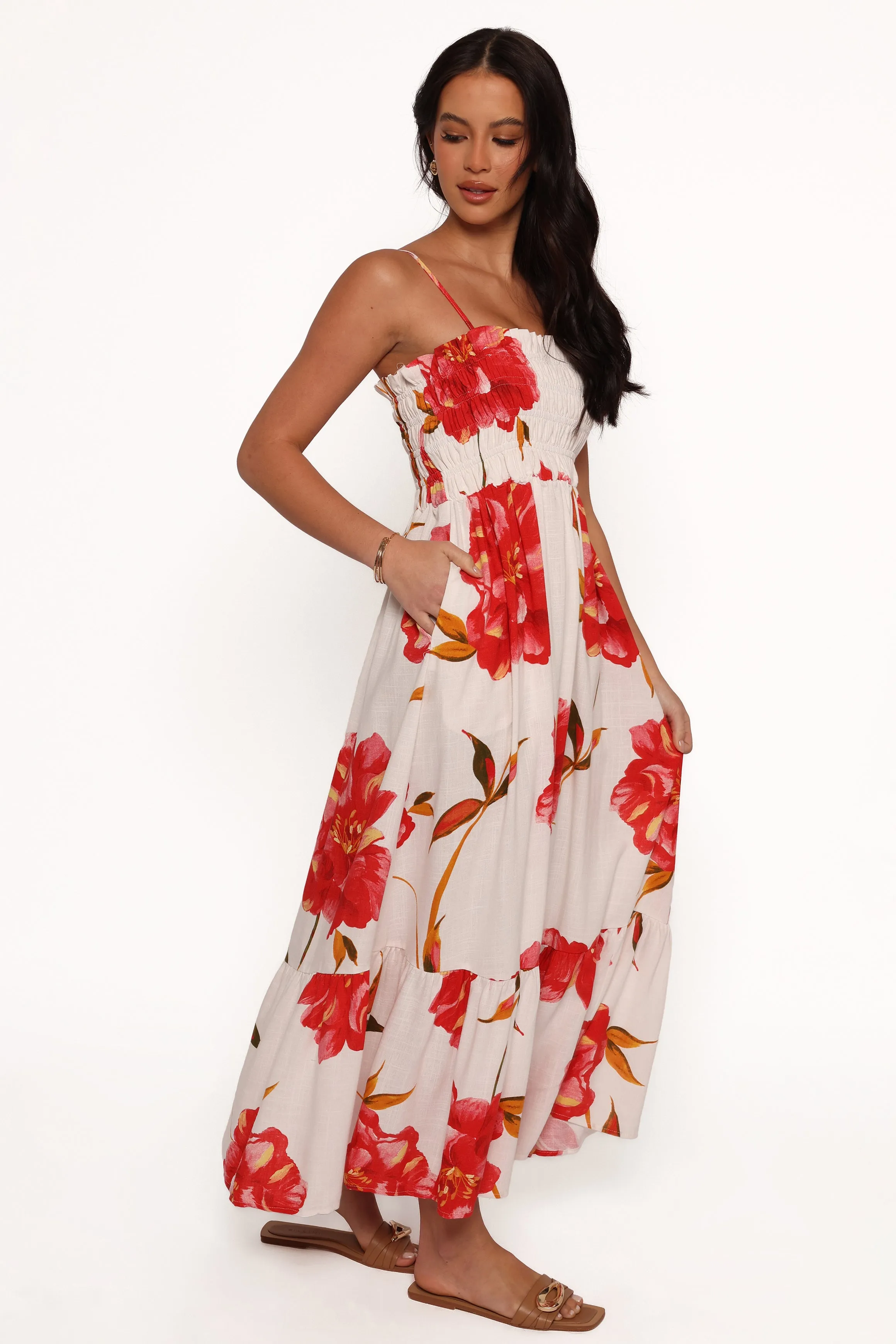 Bridger Maxi Dress - Scarlet Rose sold by Petal & Pup product image thumbnail 5