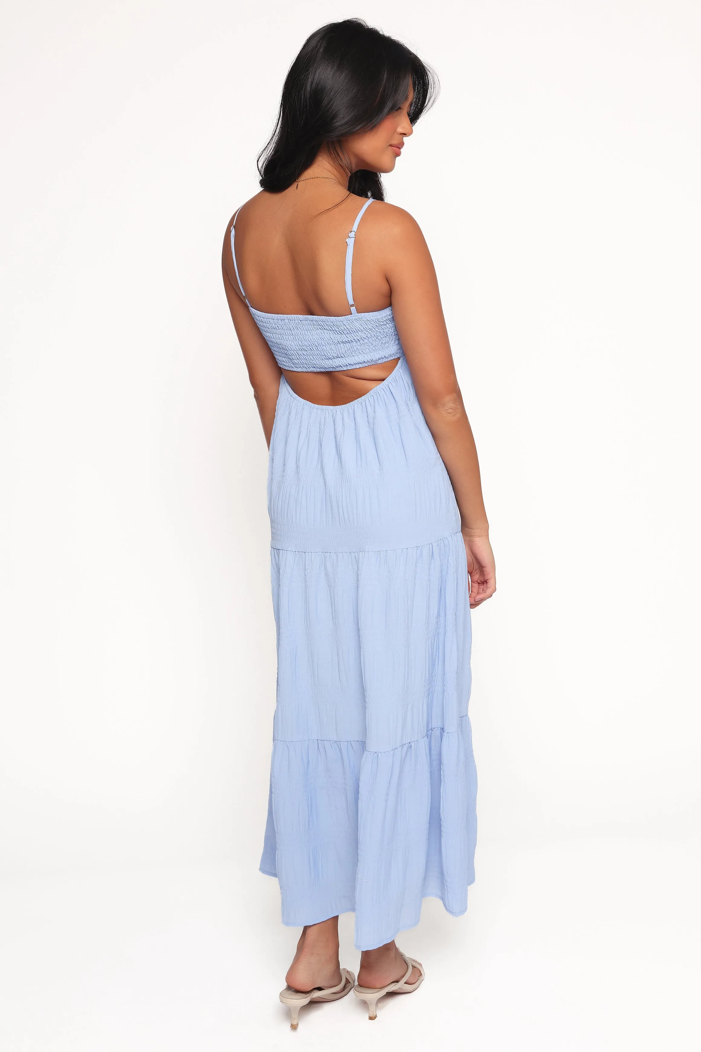 Nina Maxi Dress - Dusty Blue sold by Petal & Pup product image thumbnail 3
