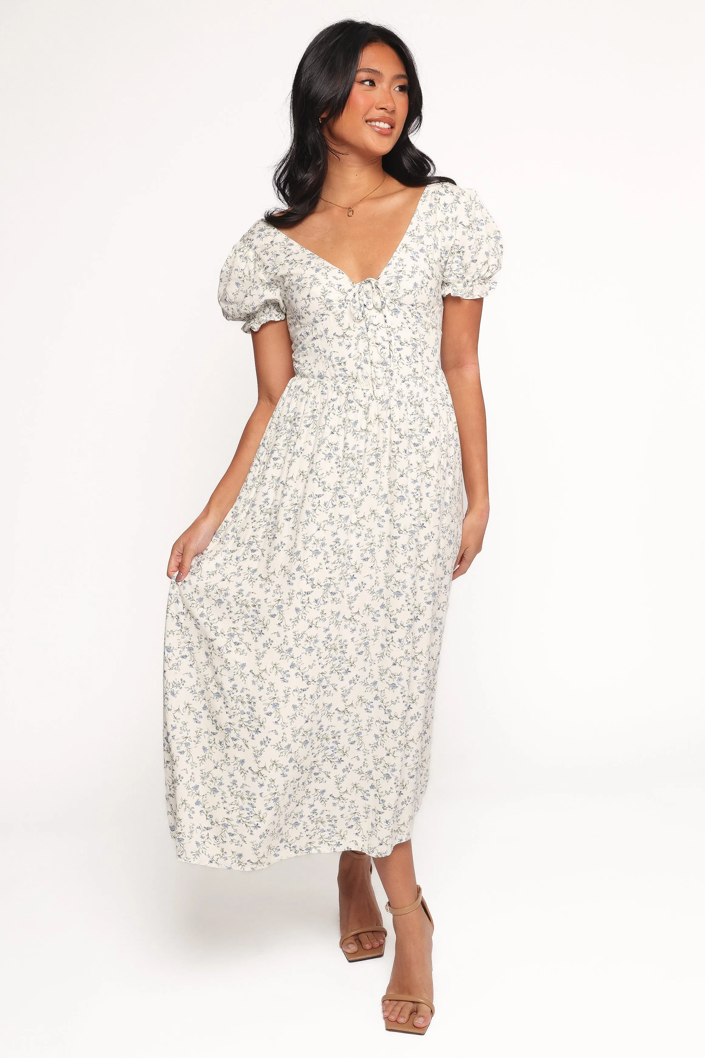Mildred Midi Dress - Floral sold by Petal & Pup