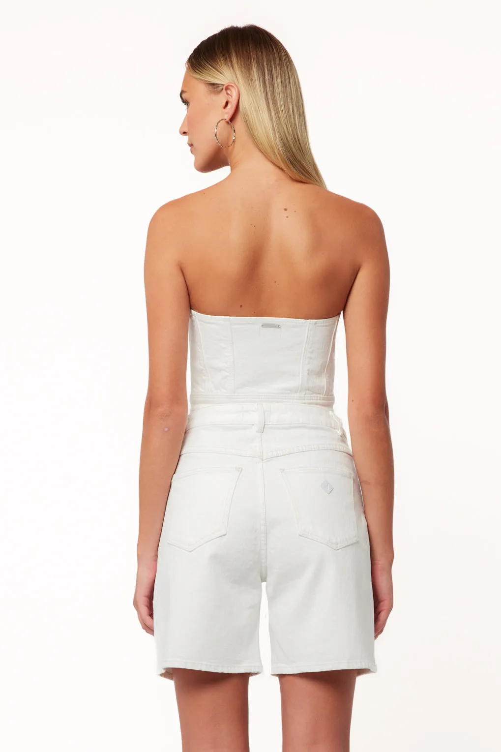 Abrand Carrie Shorts - White Light sold by Petal & Pup product image thumbnail 3