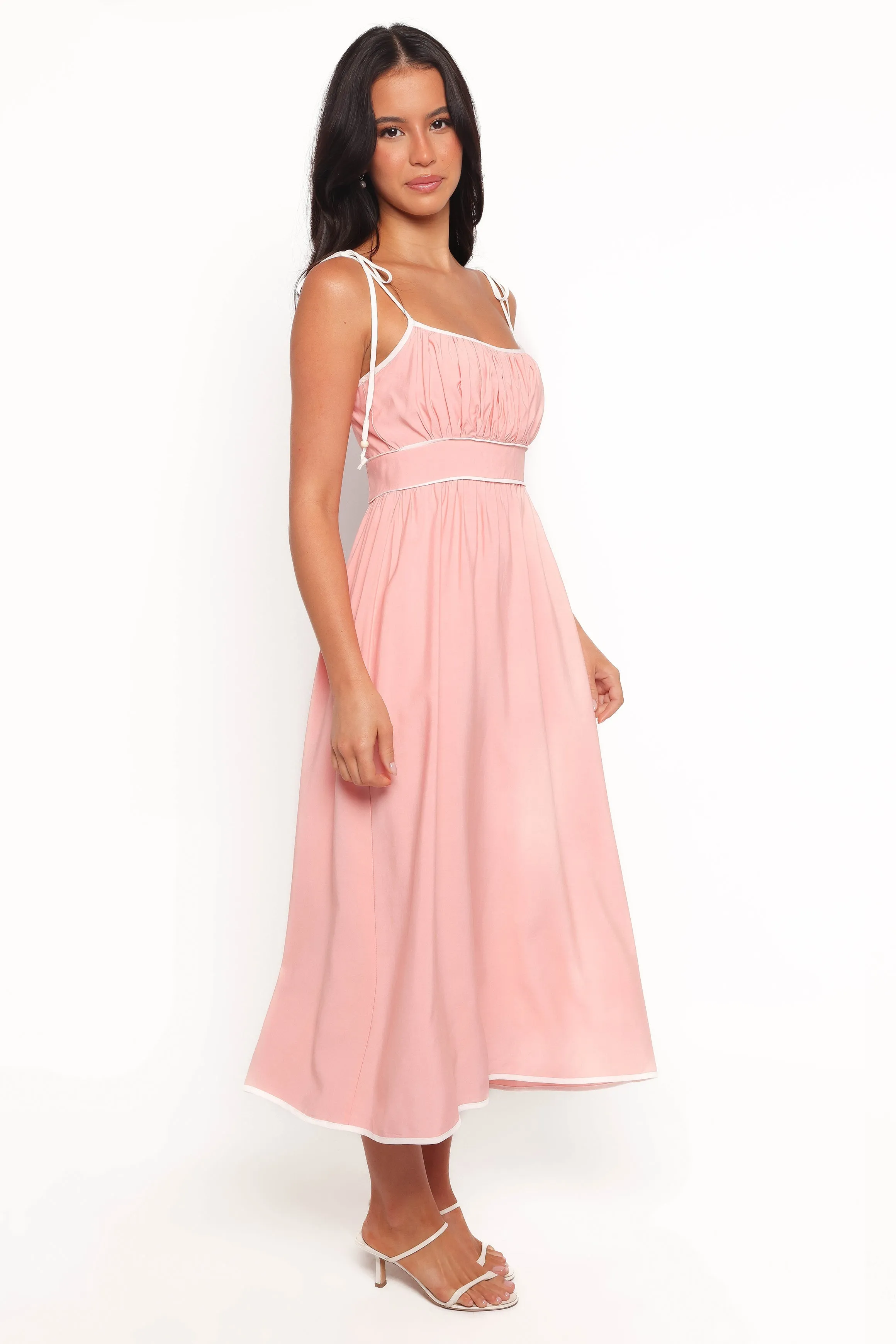 Henley Midi Dress - Pink sold by Petal & Pup product image thumbnail 5