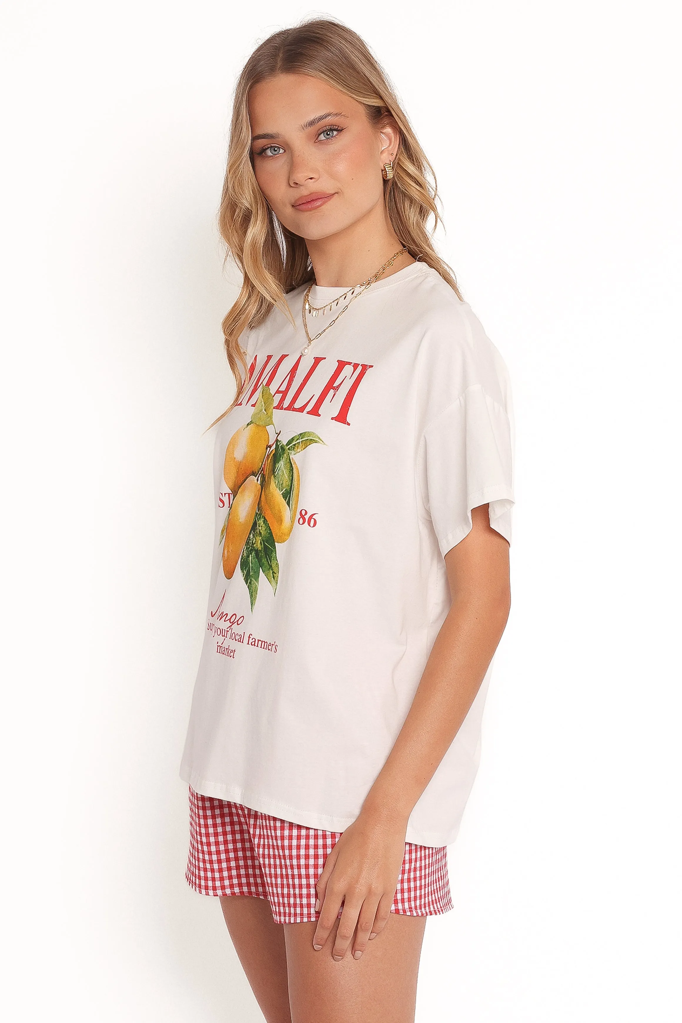Amalfi Tee Set - Gingham Mango sold by Petal & Pup product image thumbnail 3