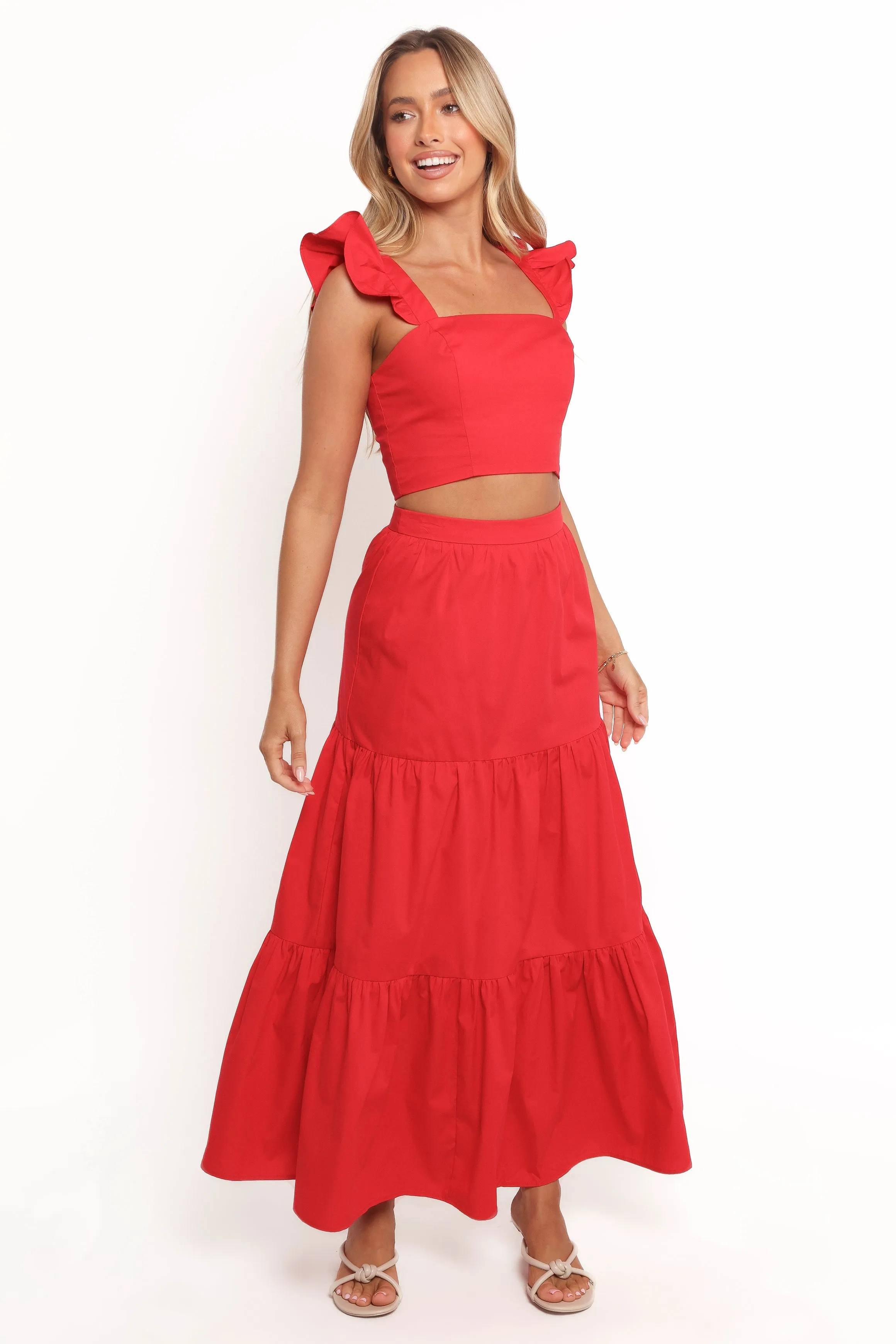 Roxia Skirt Set - Red sold by Petal & Pup