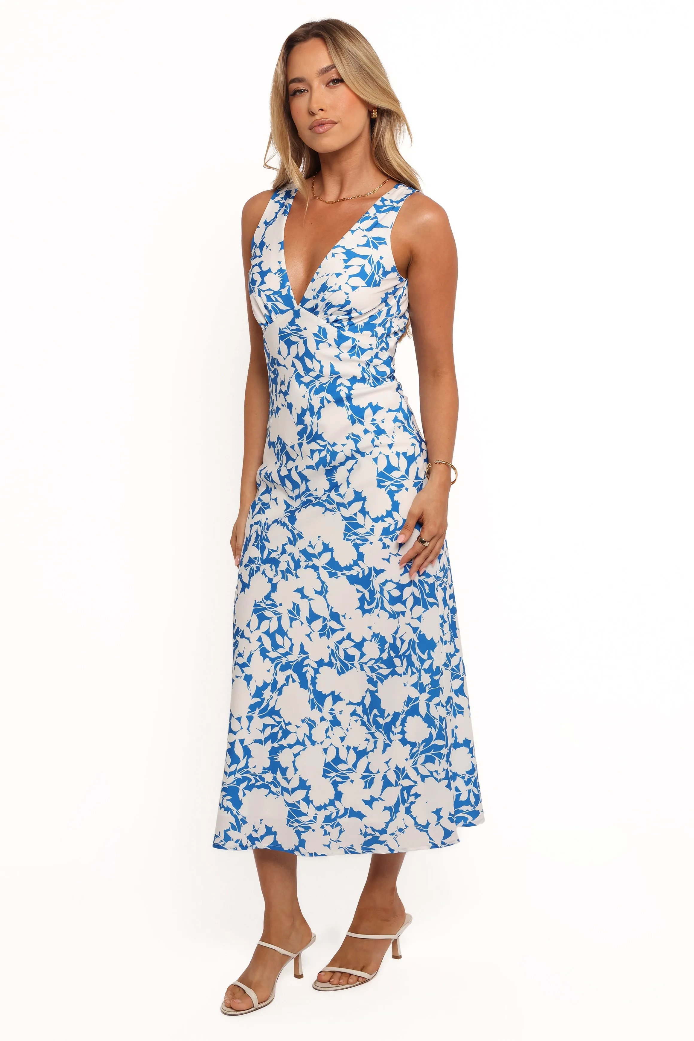 Caia Maxi Dress - Blue Floral sold by Petal & Pup product image thumbnail 4