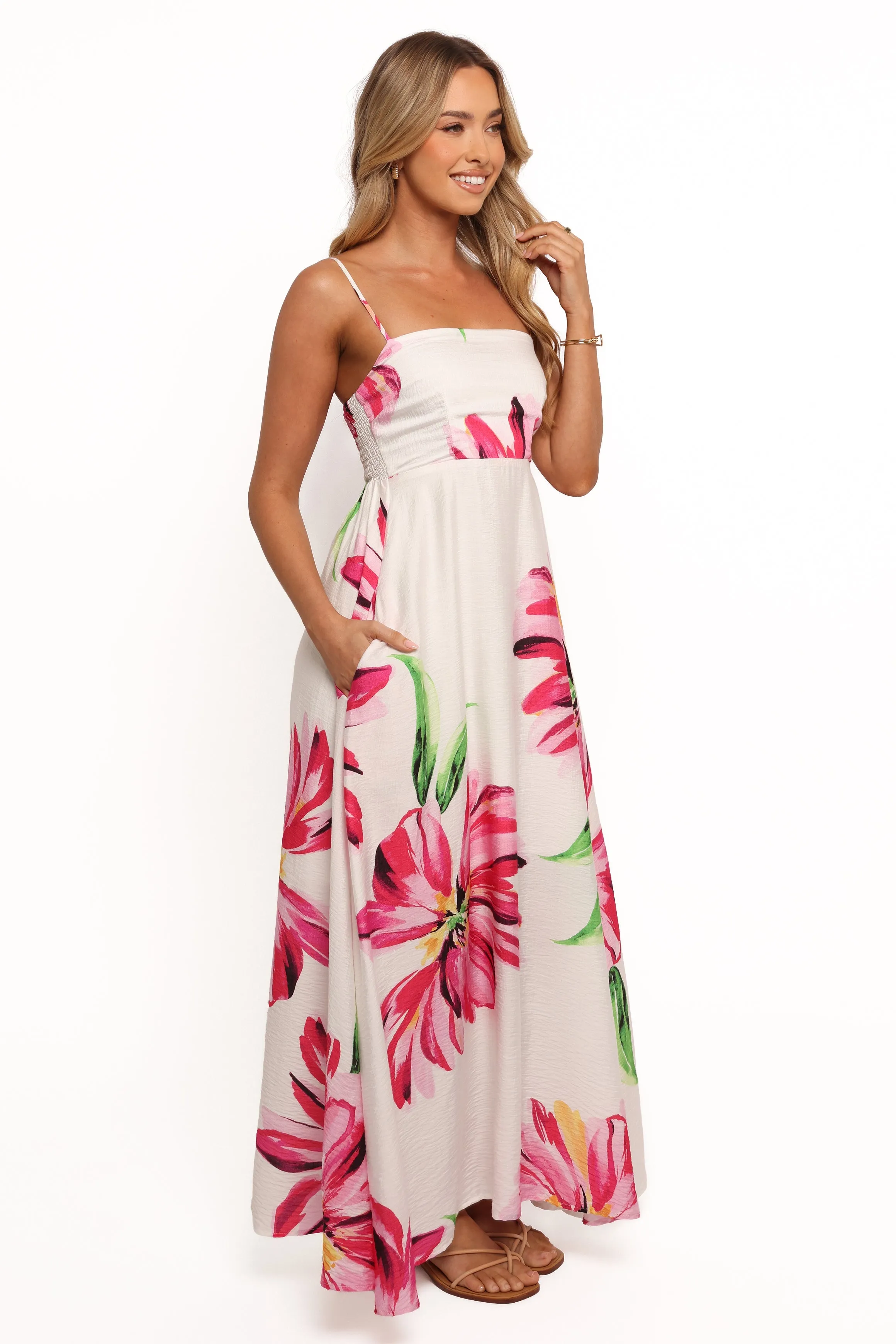 Verity Maxi Dress - Pink Floral sold by Petal & Pup product image thumbnail 5