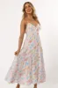Luna Midi Dress - Multi Floral sold by Petal & Pup