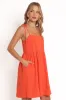 Emerson Mini Dress - Orange sold by Petal & Pup