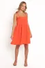 Emerson Mini Dress - Orange sold by Petal & Pup