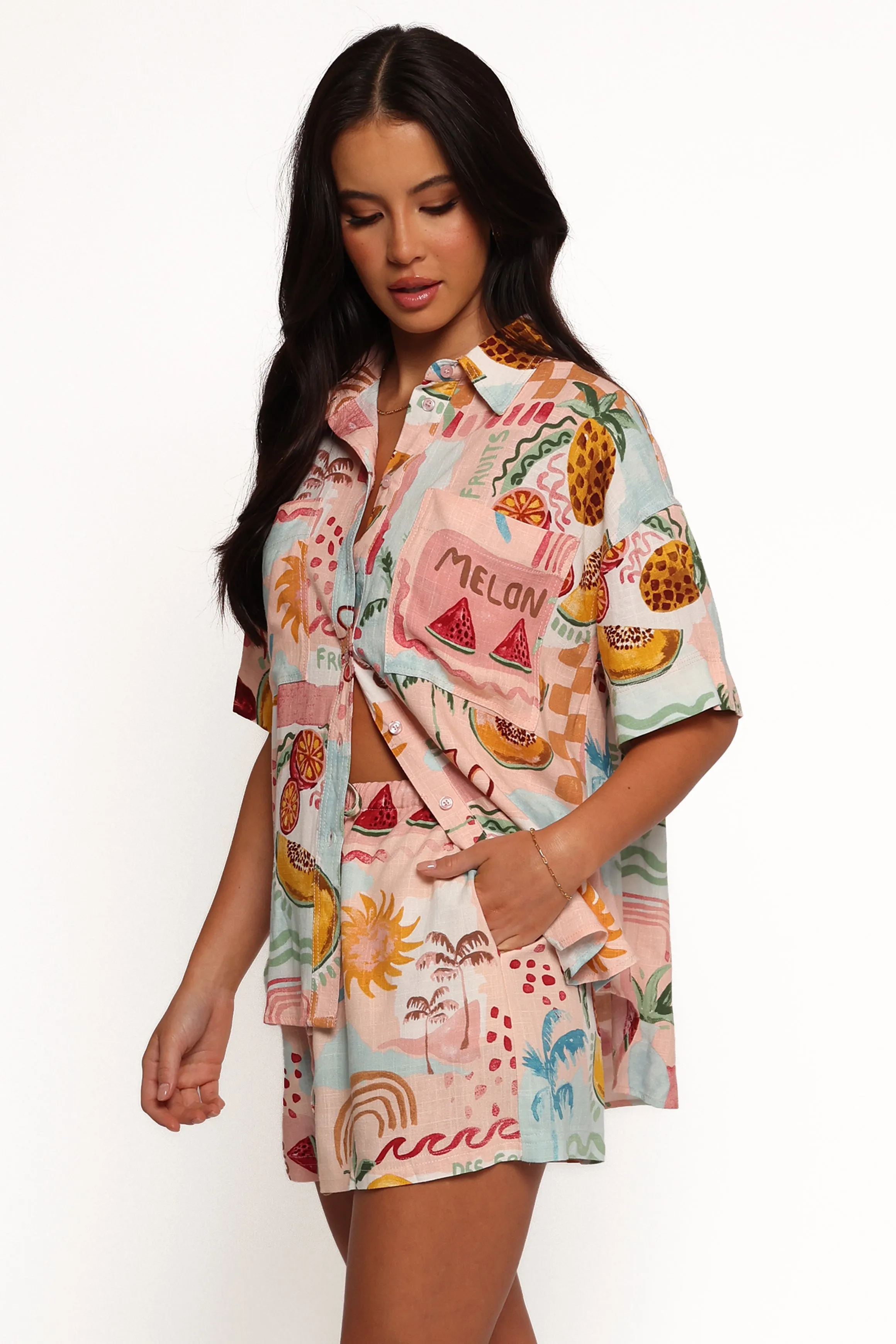 Abella Short Sleeve Shirt - Summer Haze sold by Petal & Pup product image thumbnail 4