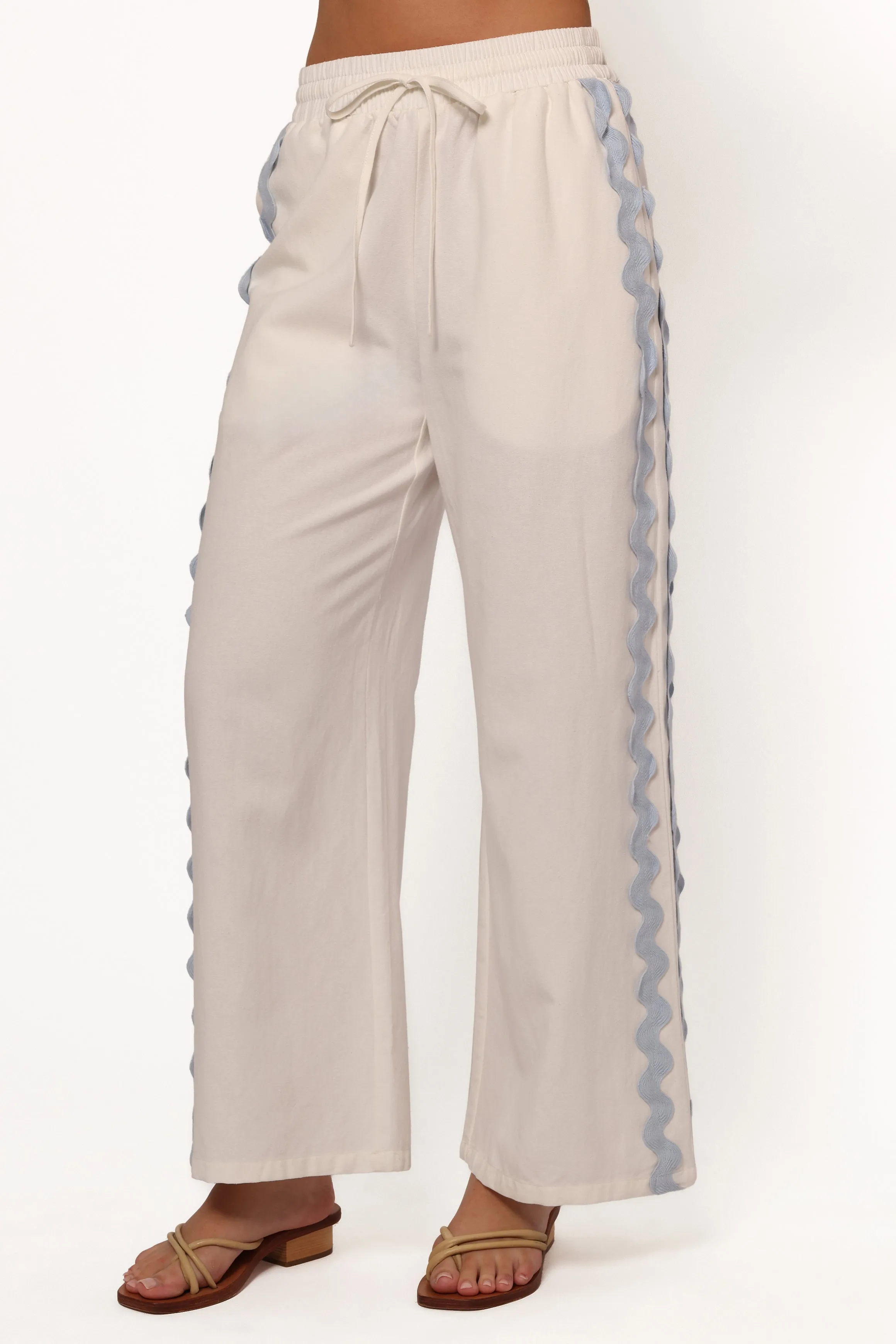 Jasinta Pants - Cream Blue sold by Petal & Pup product image thumbnail 2