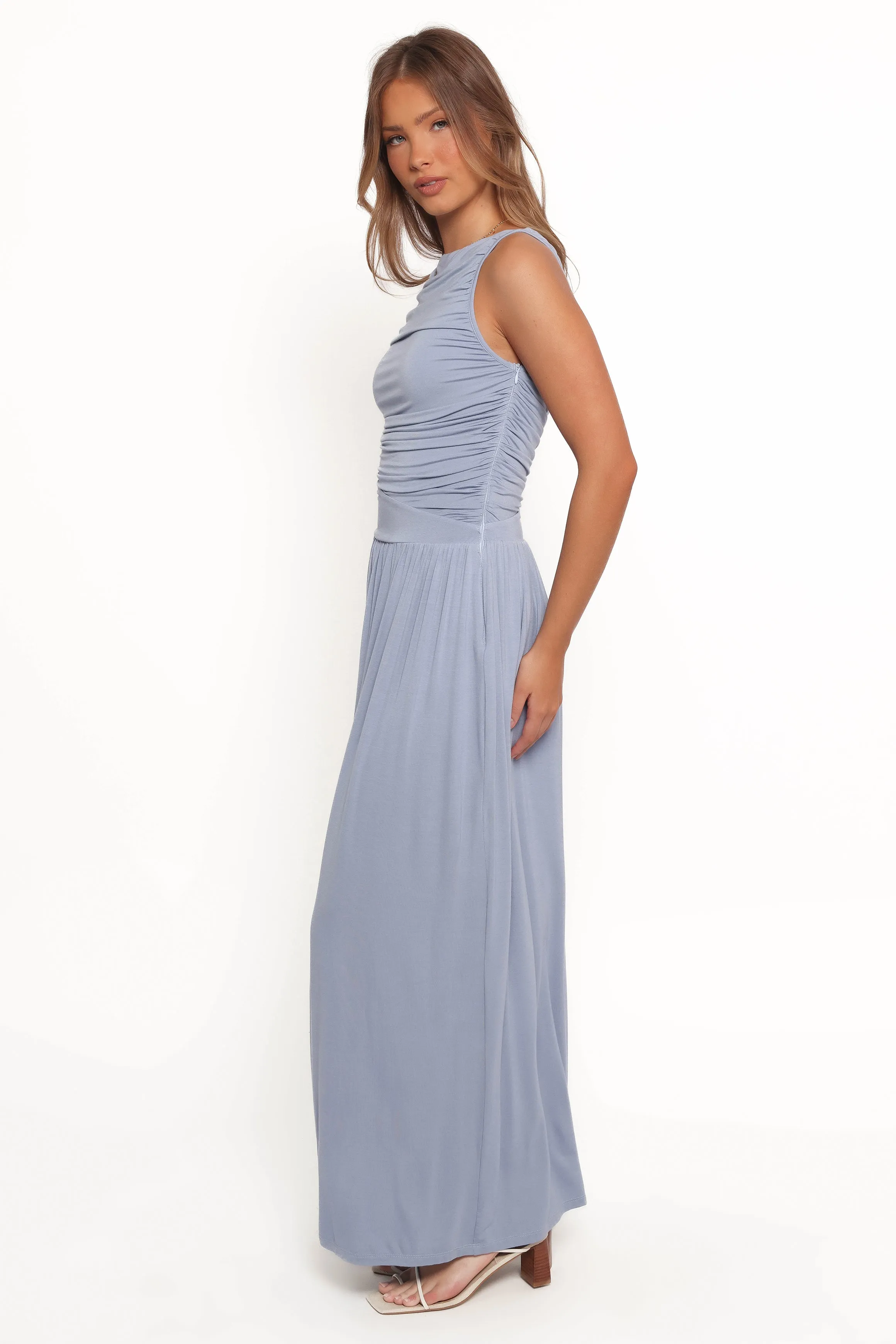 Shirley Maxi Dress - Blue sold by Petal & Pup product image thumbnail 5
