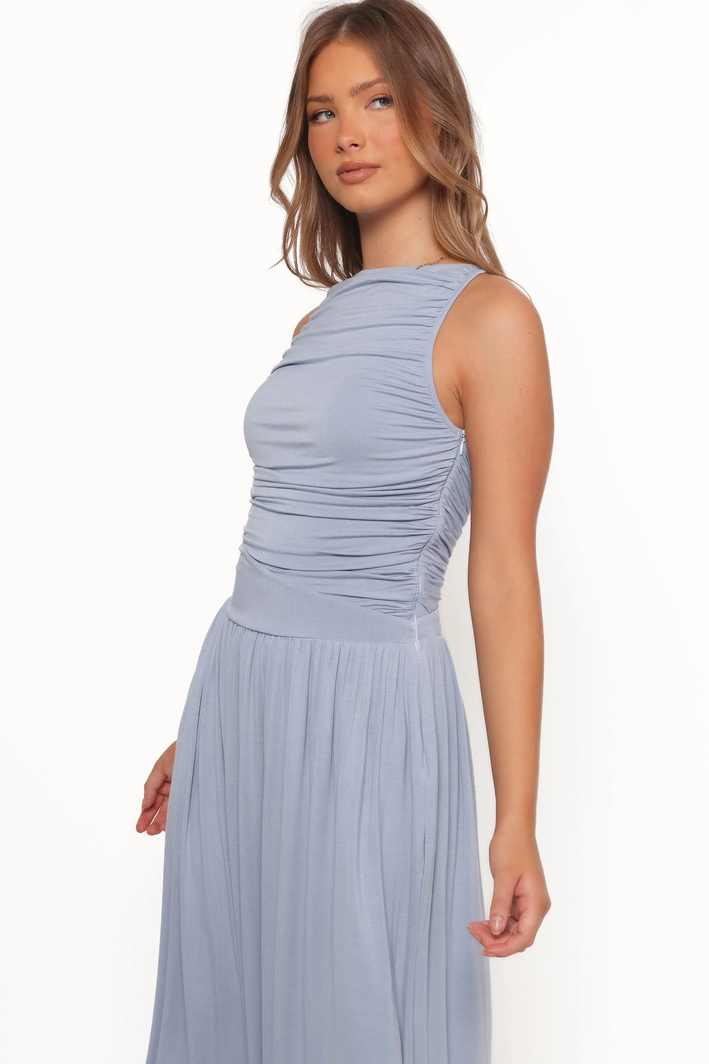 Shirley Maxi Dress - Blue sold by Petal & Pup product image thumbnail 4