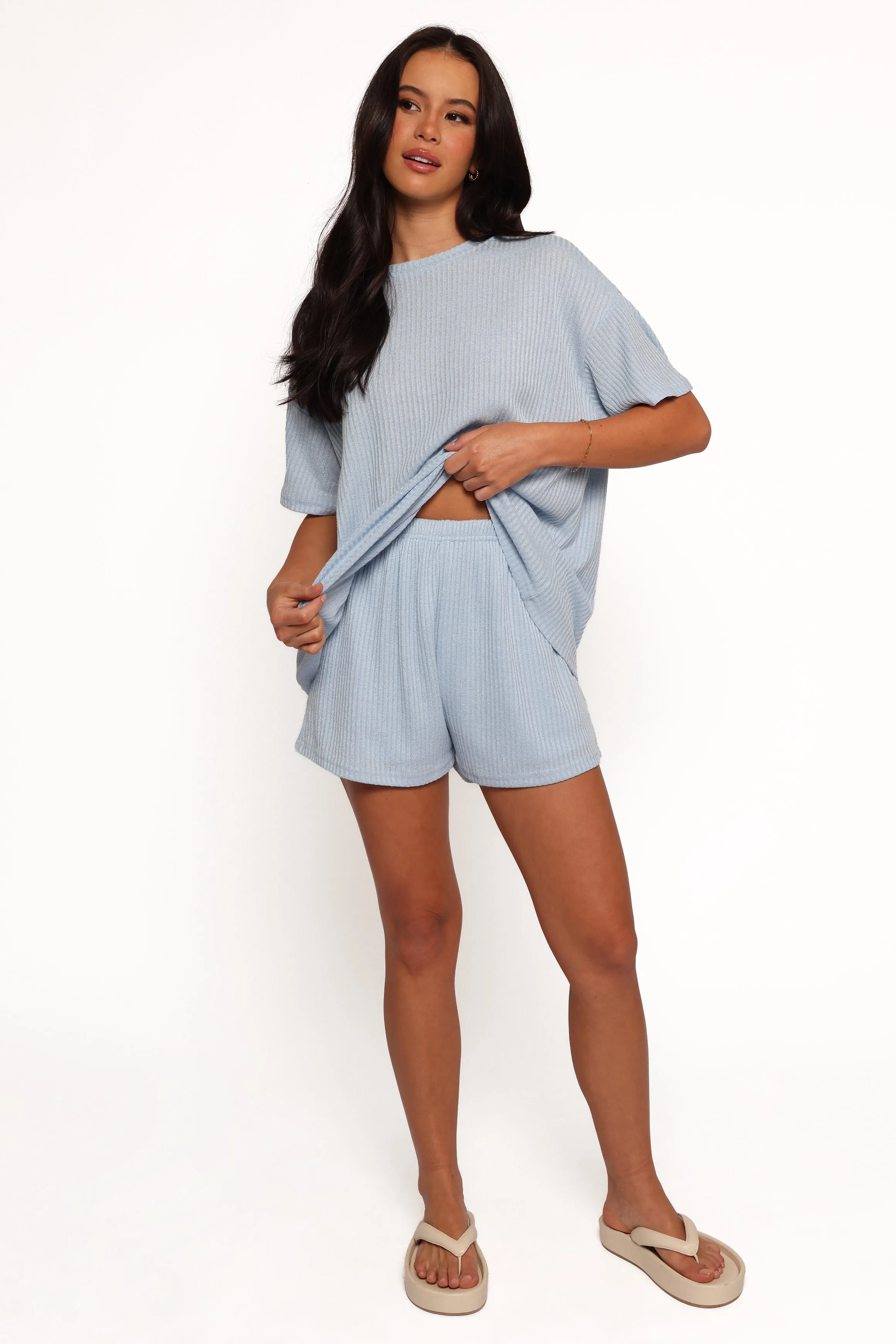 Granger Knit Short Set - Blue sold by Petal & Pup product image thumbnail 3