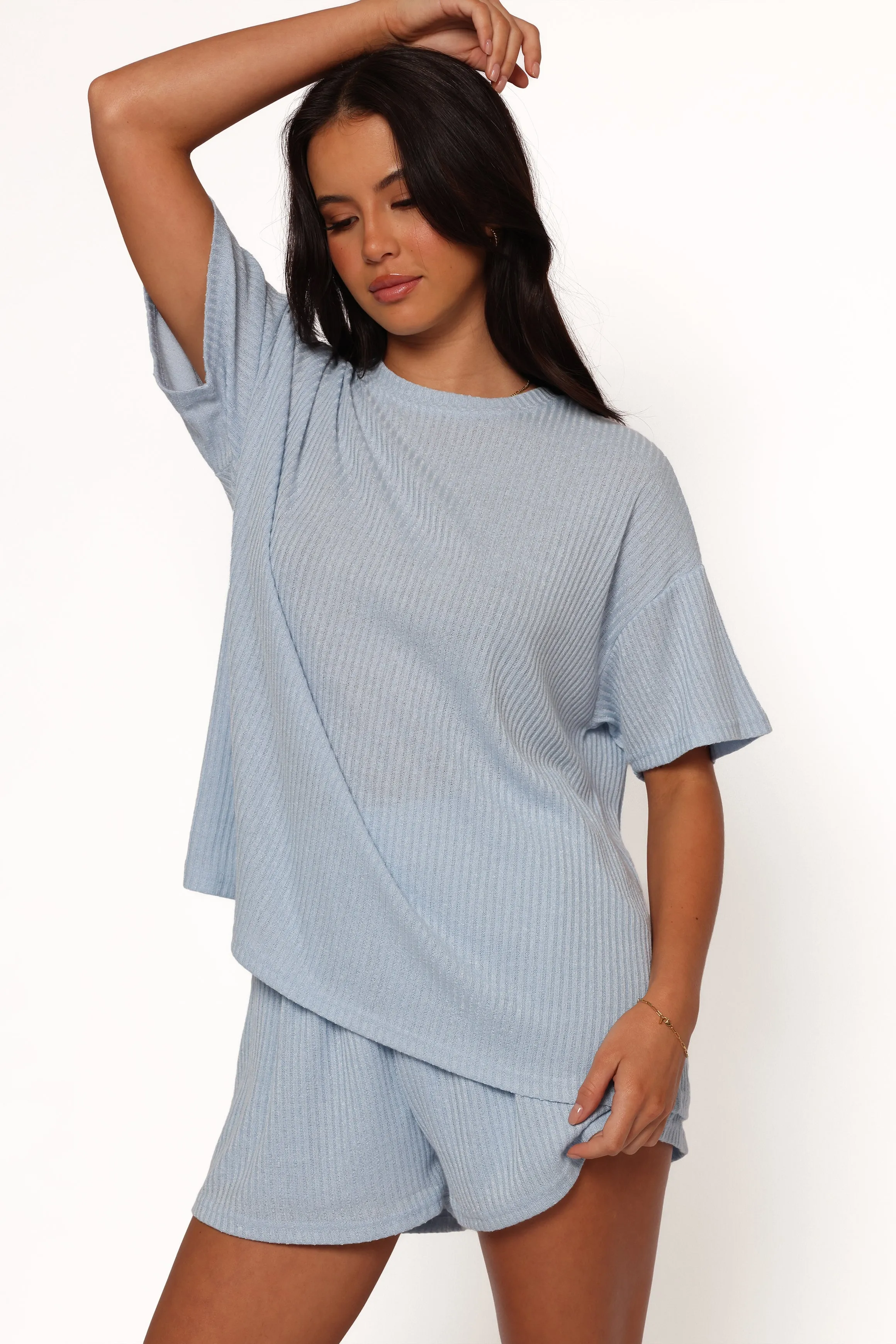 Granger Knit Short Set - Blue sold by Petal & Pup product image thumbnail 2