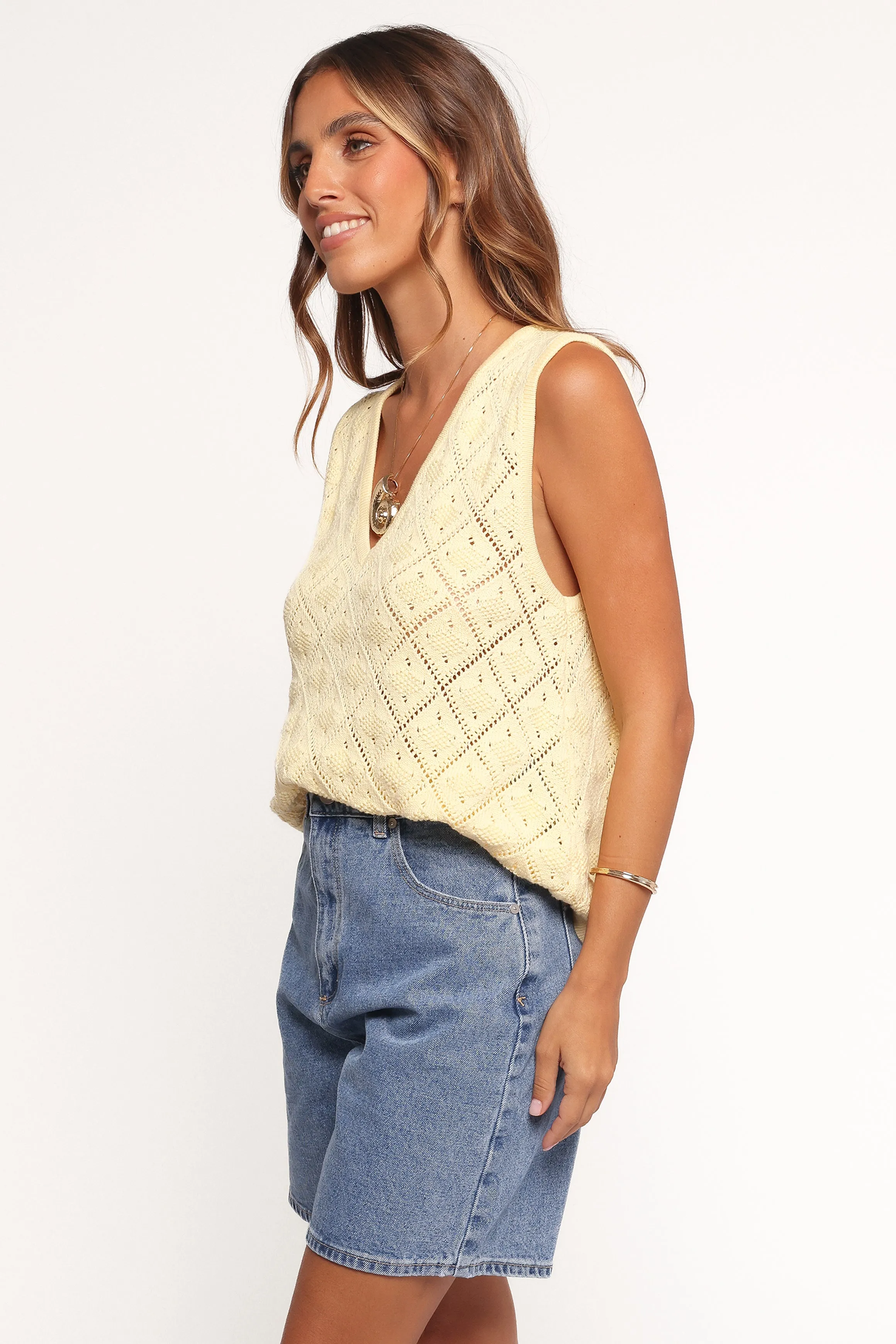 Palma Knit Top - Butter Yellow sold by Petal & Pup product image thumbnail 5