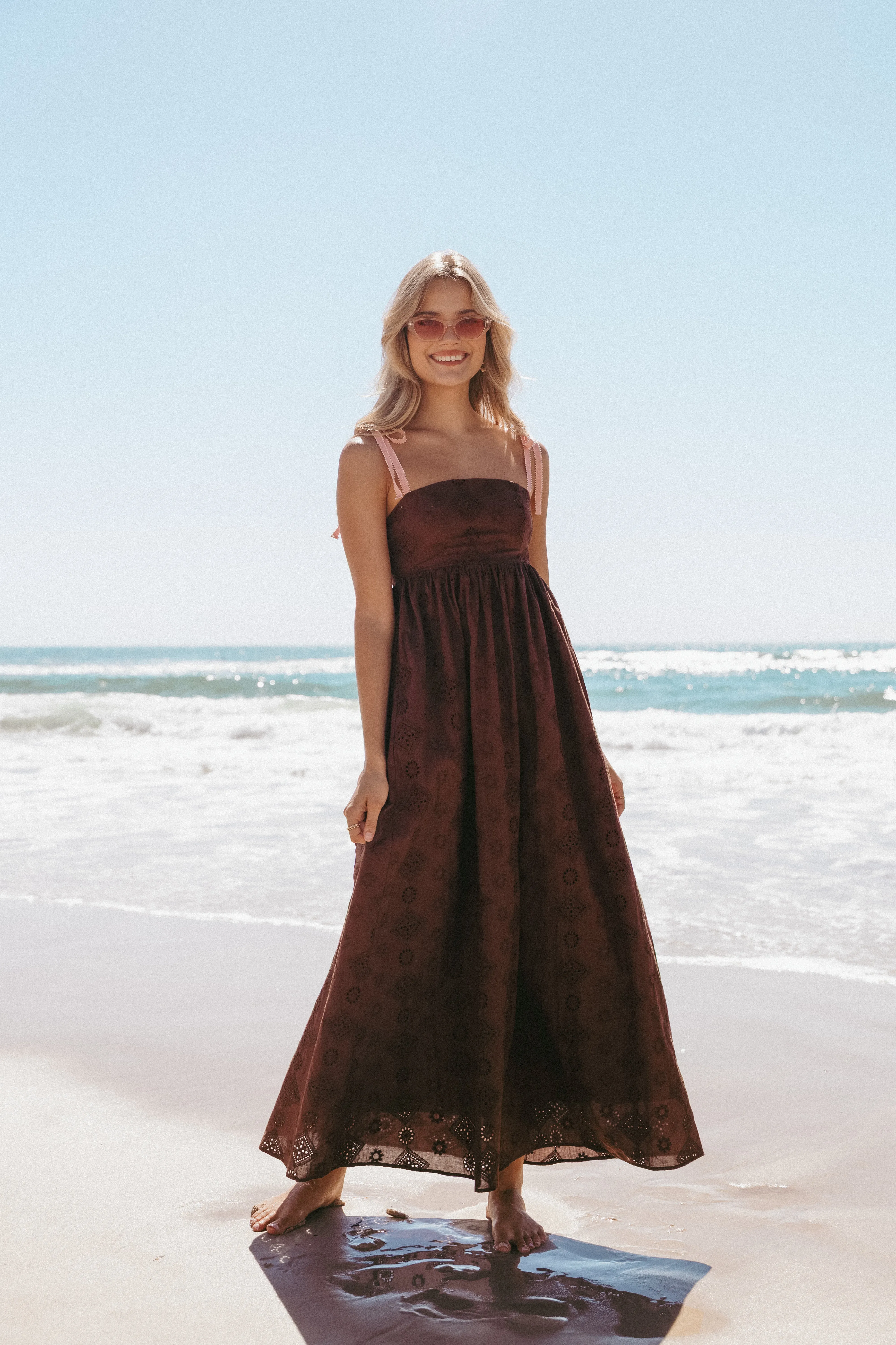 Odessa Maxi Dress - Brown sold by Petal & Pup