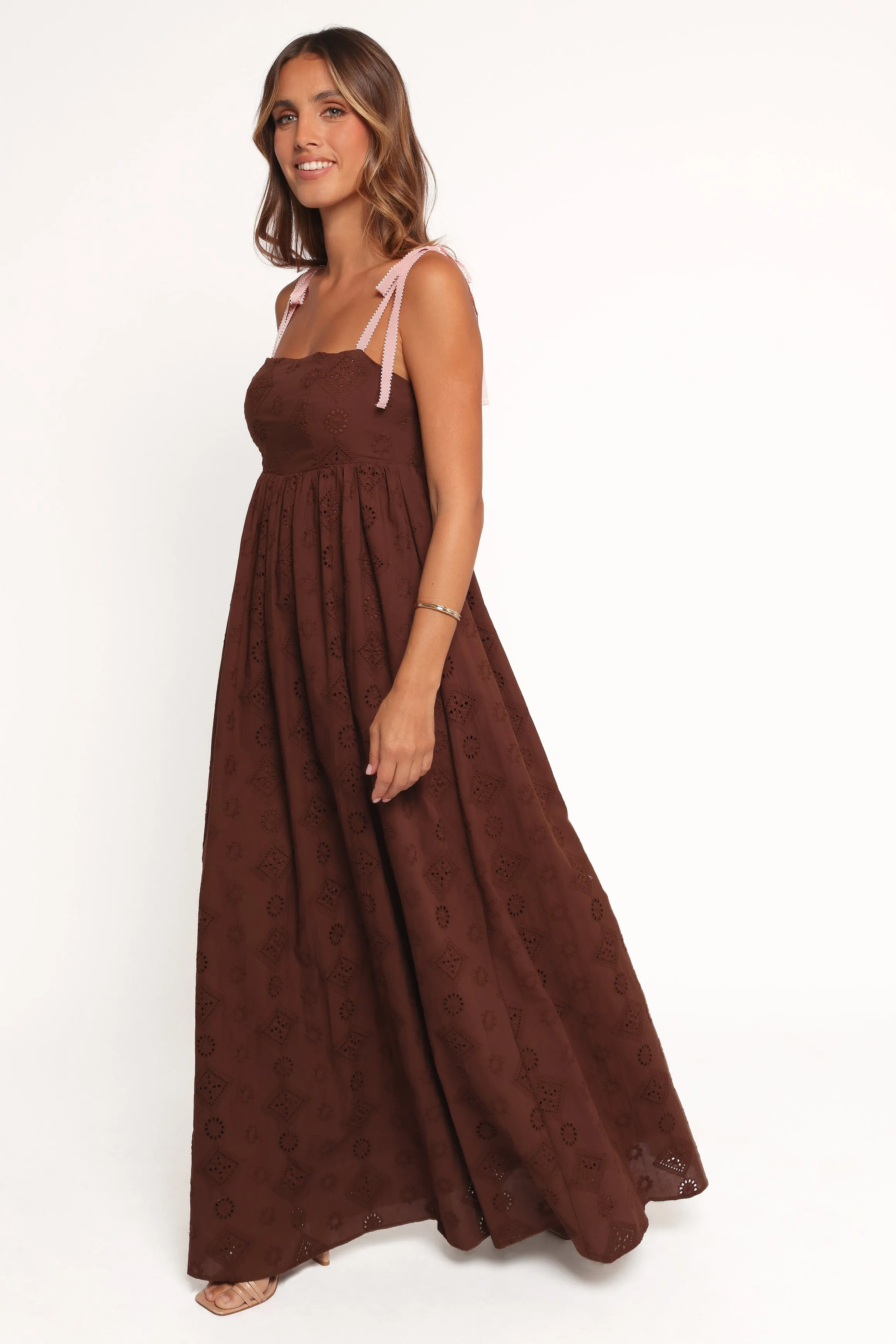 Odessa Maxi Dress - Brown sold by Petal & Pup product image thumbnail 4