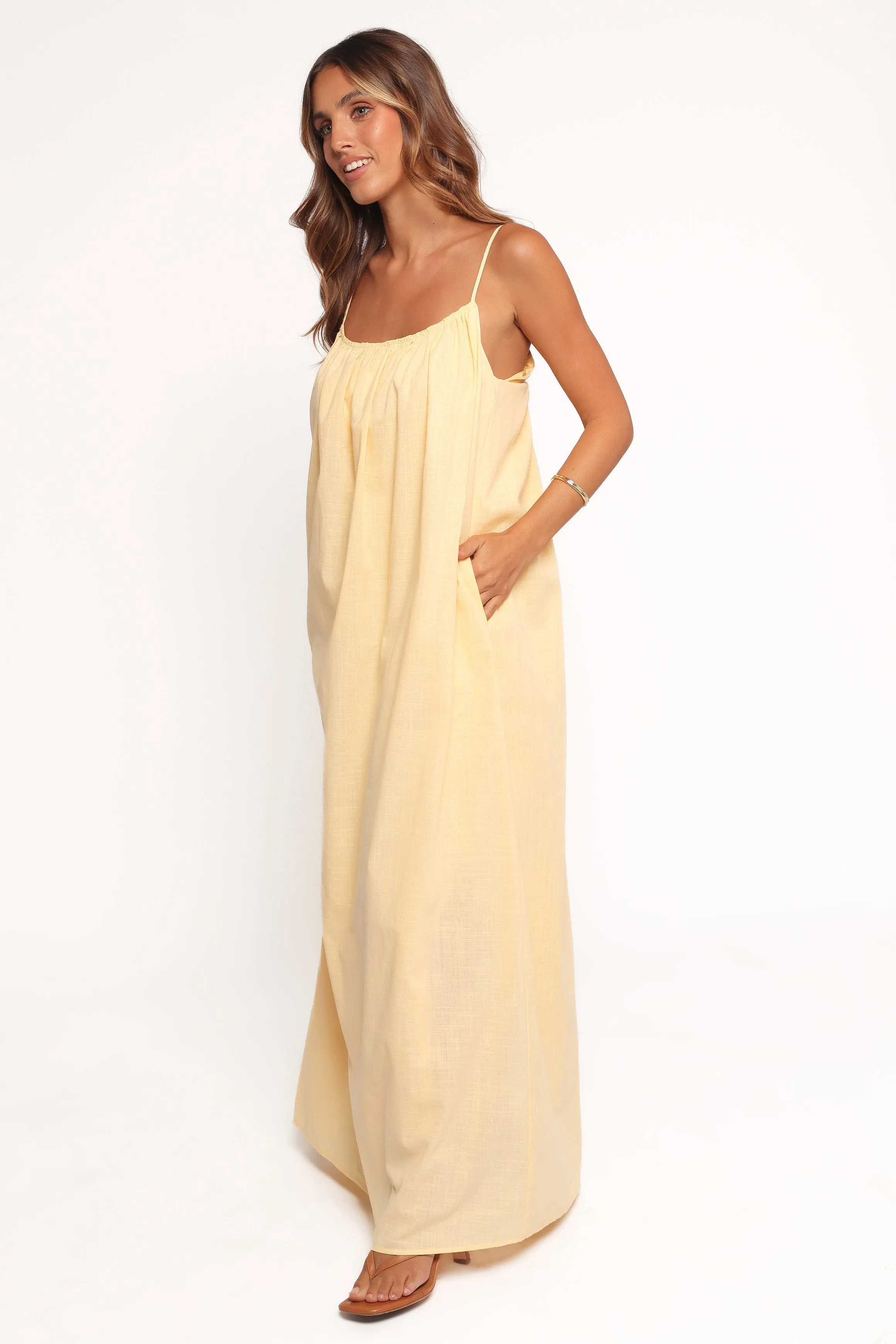 Lumina Maxi Dress - Yellow sold by Petal & Pup product image thumbnail 4