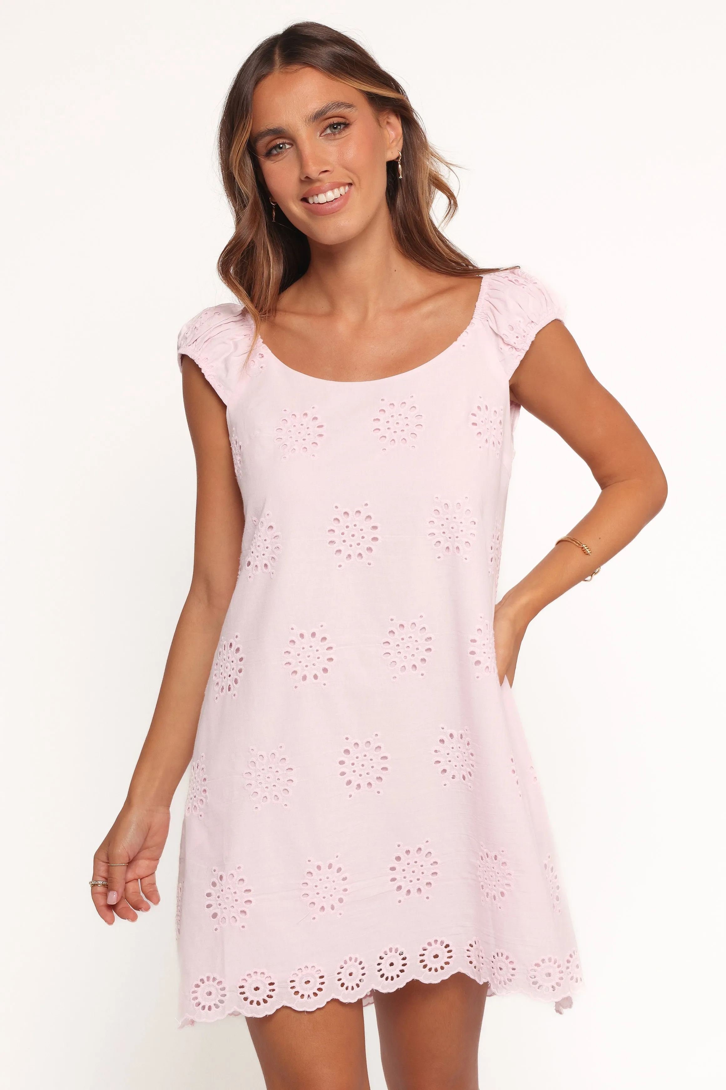 Pammy Mini Dress - Pale Pink sold by Petal & Pup product image thumbnail 3