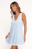 Aoife Romper - Light Blue sold by Petal & Pup