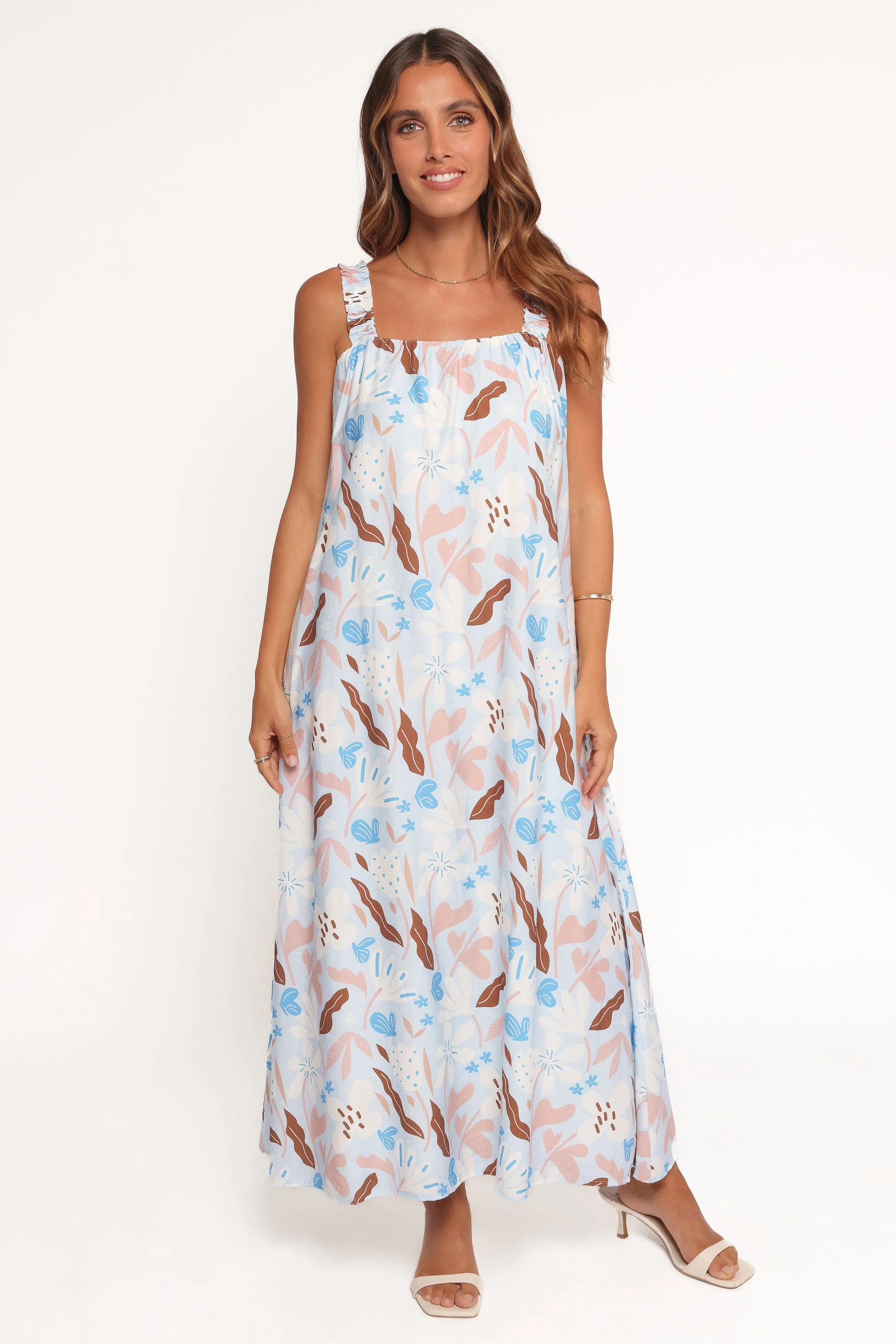 Sanders Maxi Dress - Blue Floral sold by Petal & Pup product image thumbnail 2