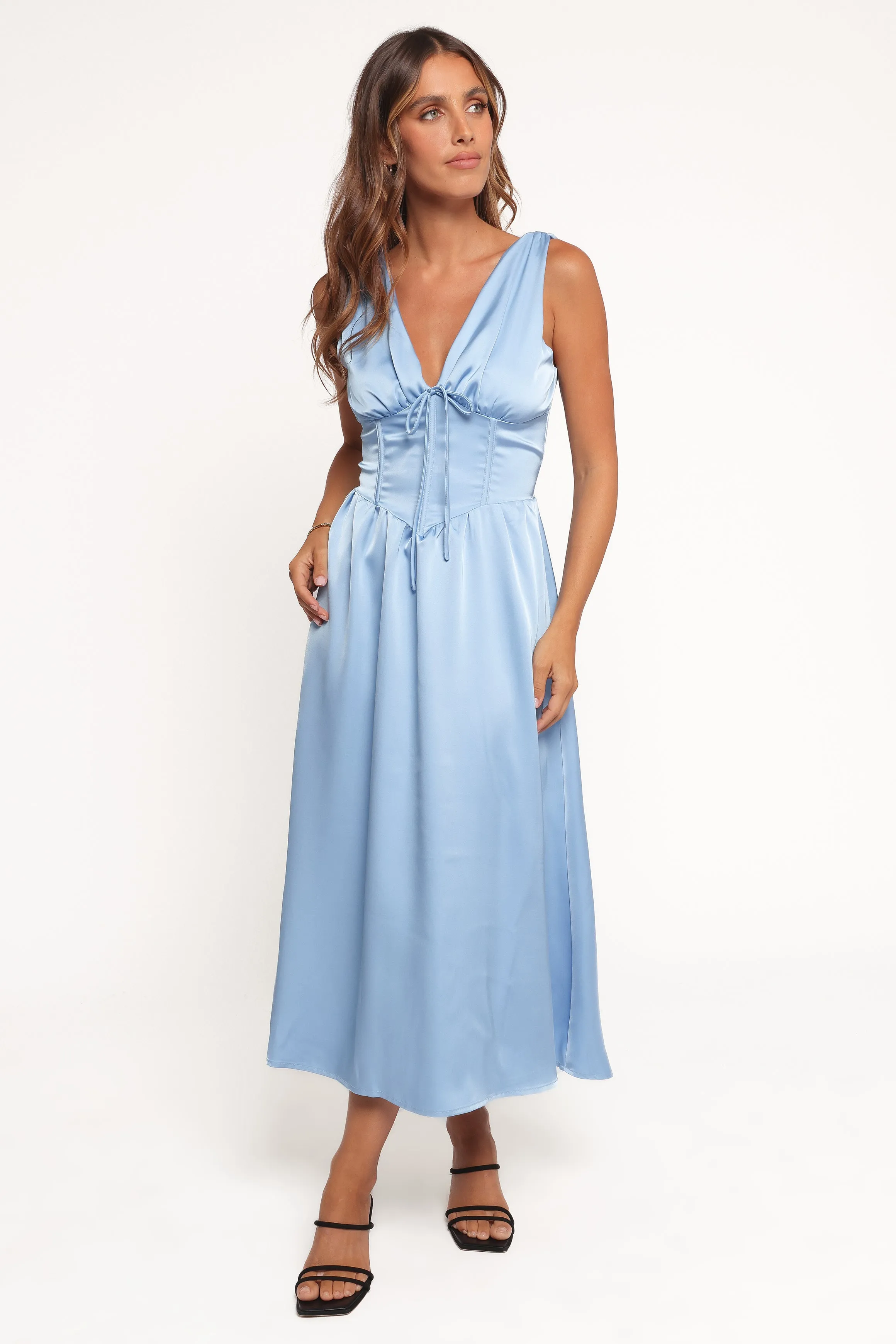 Verena Midi Dress - Periwinkle Blue sold by Petal & Pup product image thumbnail 3