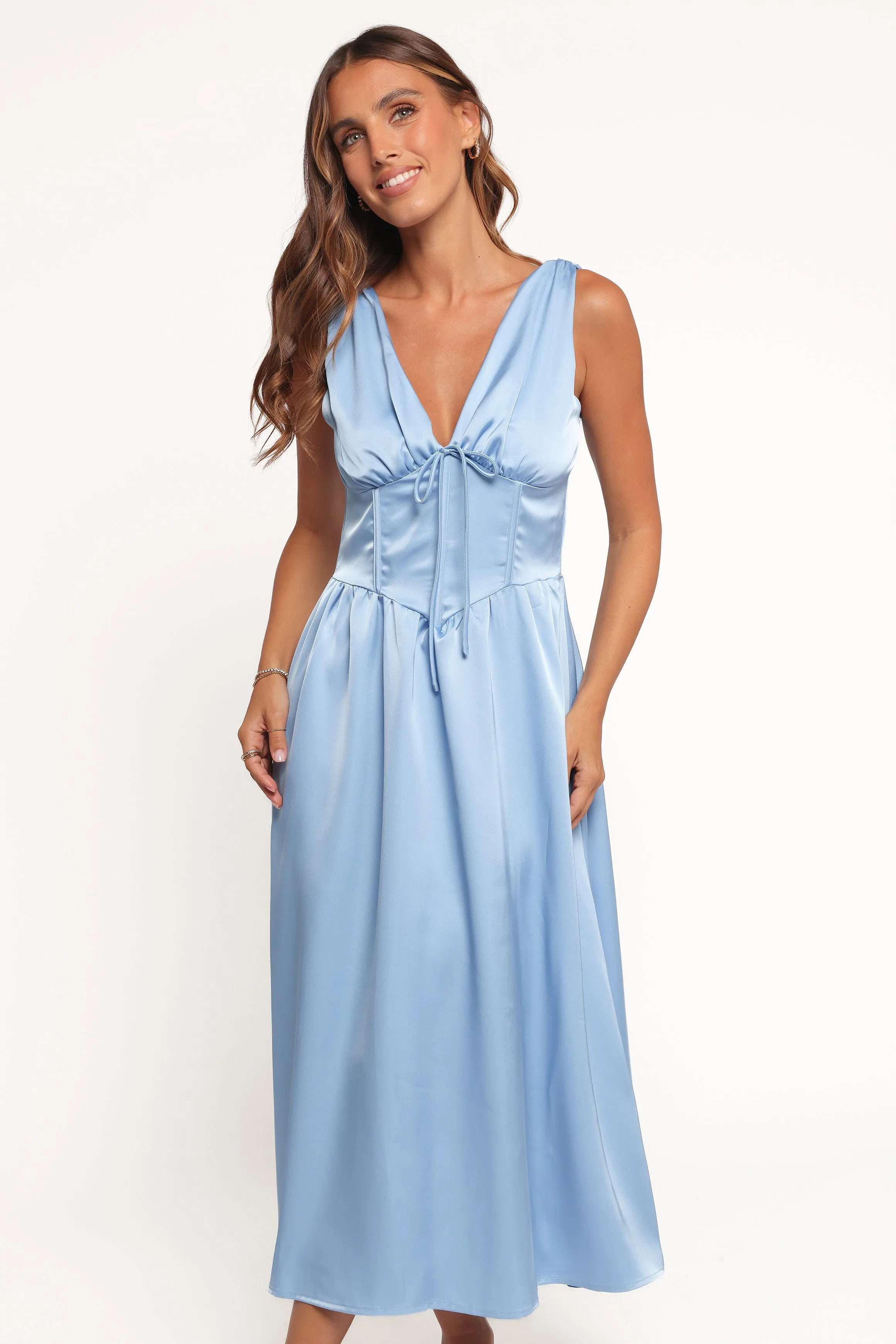 Verena Midi Dress - Periwinkle Blue sold by Petal & Pup product image thumbnail 4