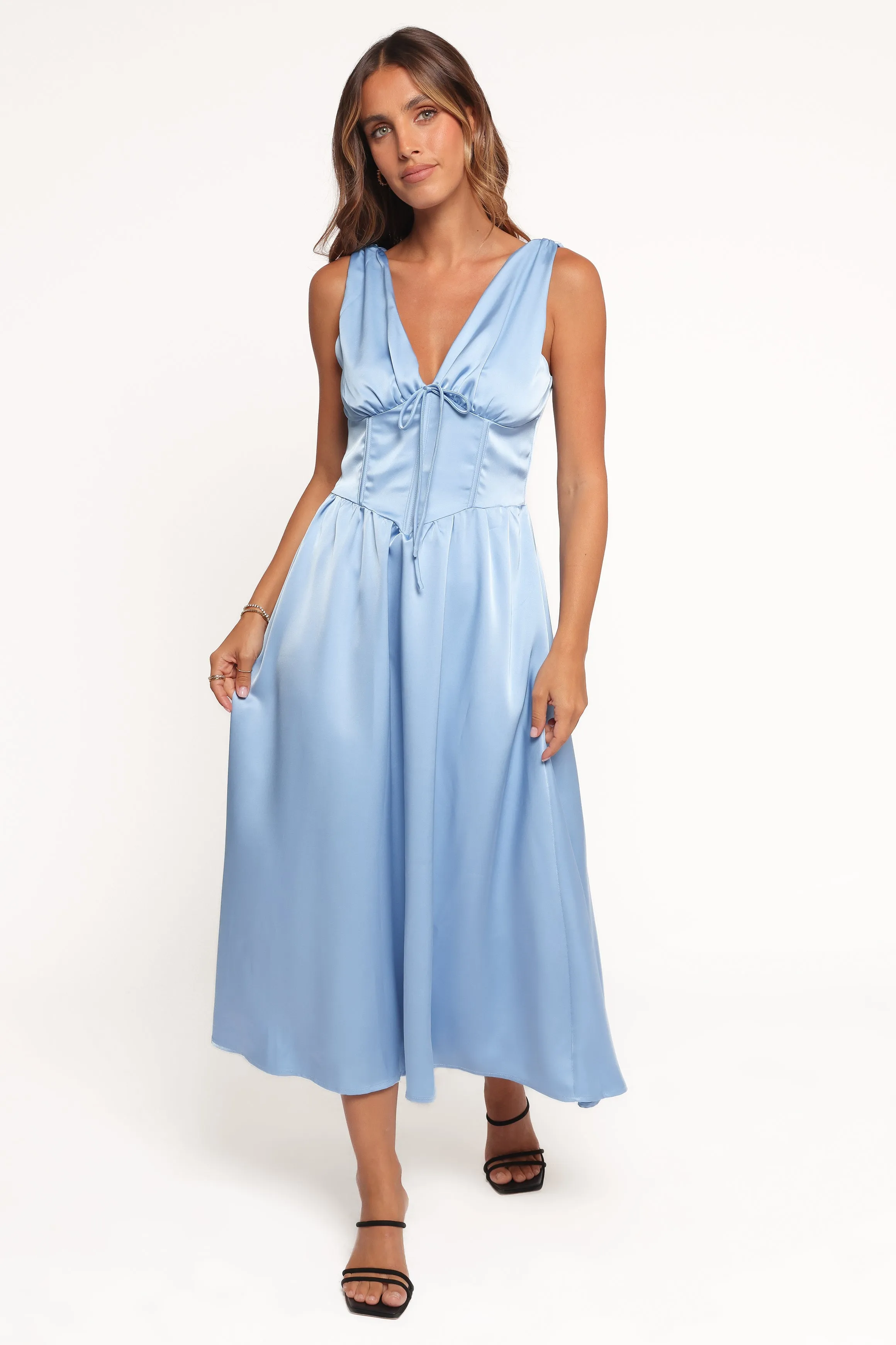 Verena Midi Dress - Periwinkle Blue sold by Petal & Pup product image thumbnail 2