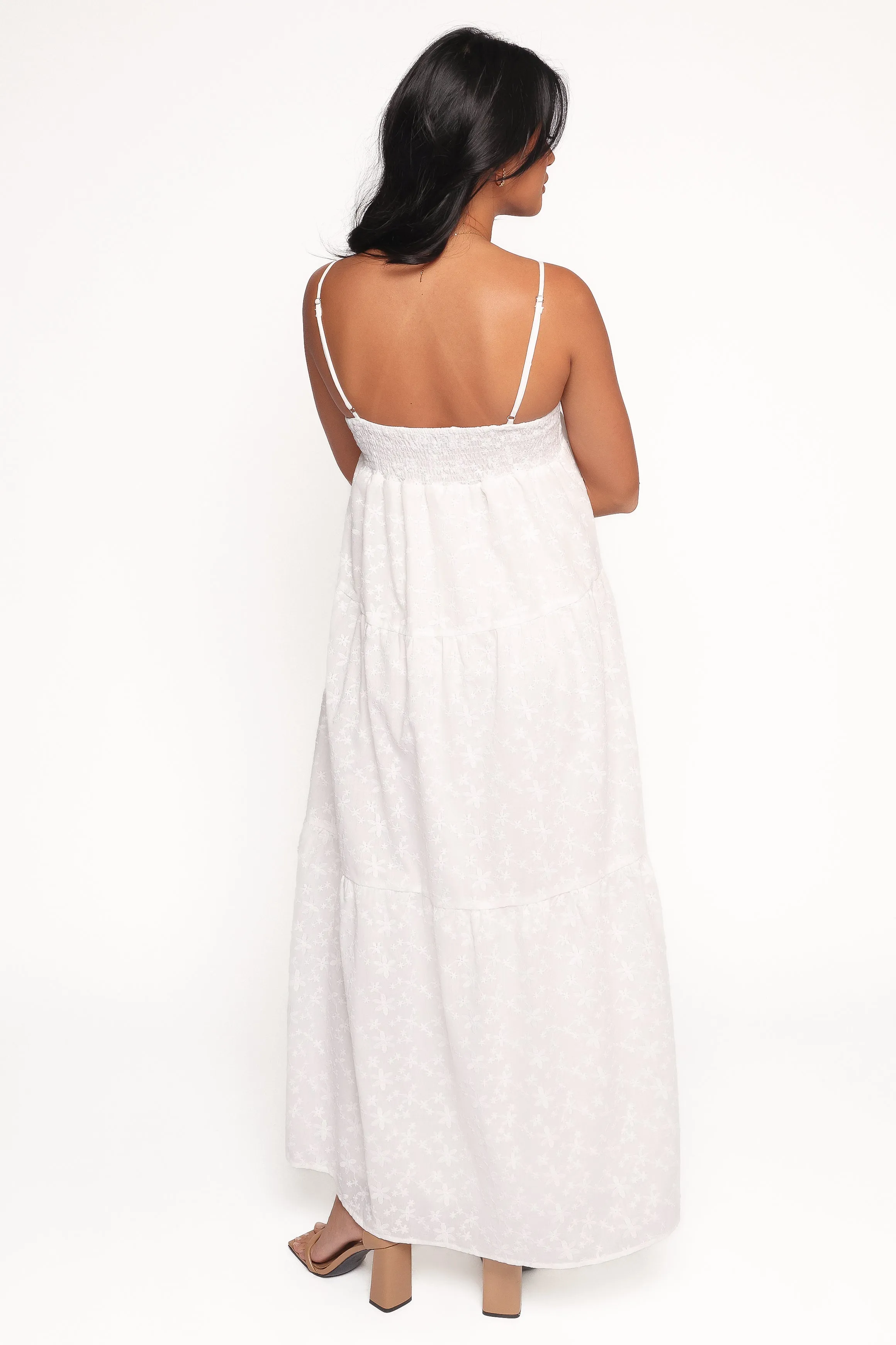 Kendal Maxi Dress - White sold by Petal & Pup product image thumbnail 4