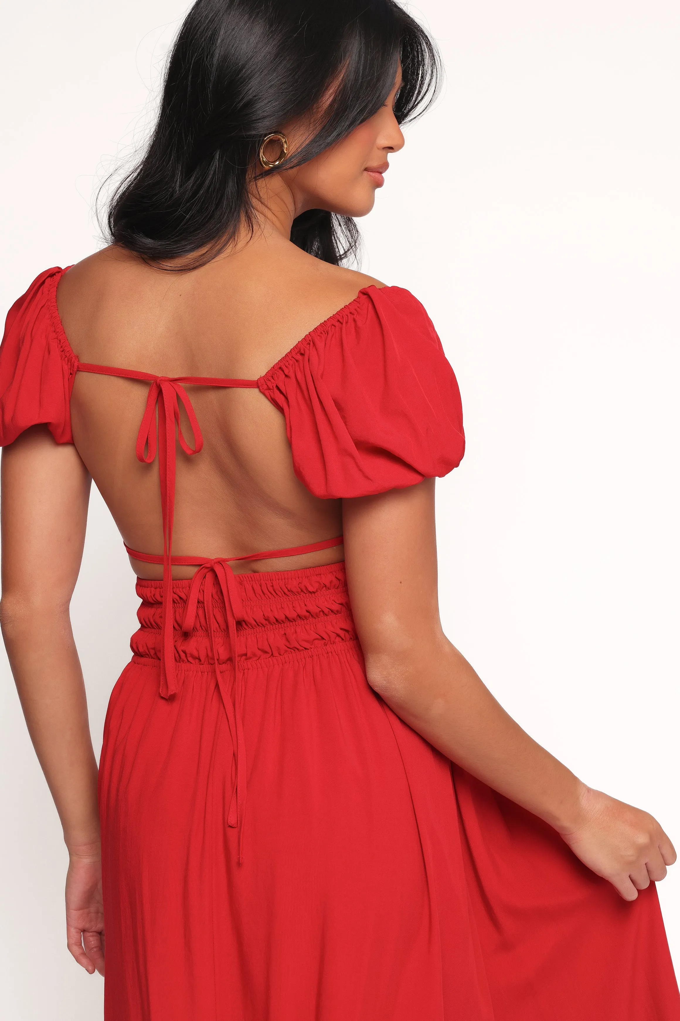 Theodora Maxi Dress - Red sold by Petal & Pup product image thumbnail 4