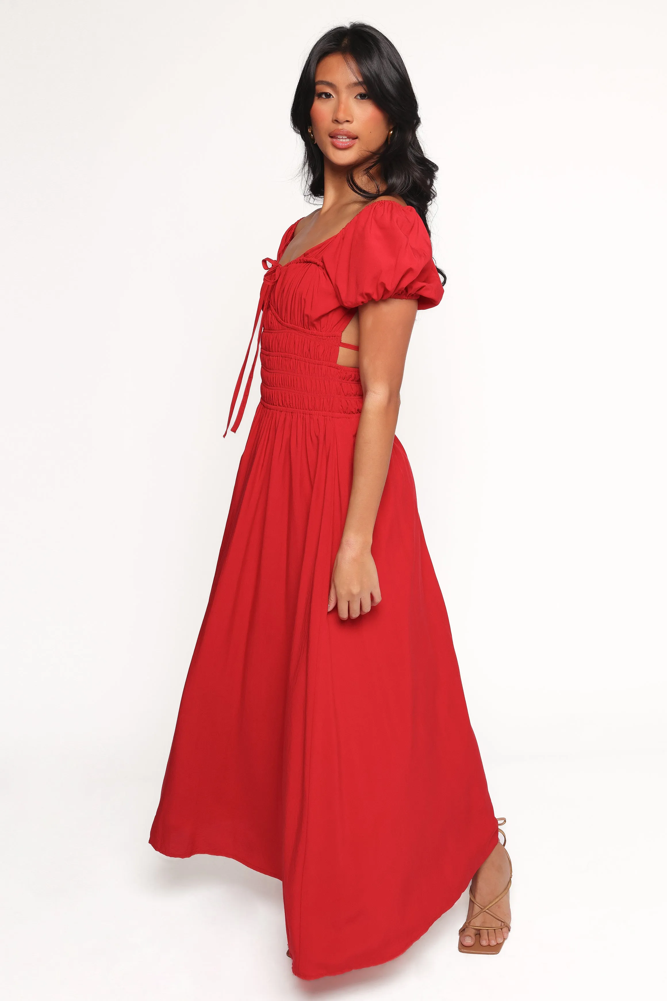 Theodora Maxi Dress - Red sold by Petal & Pup product image thumbnail 2