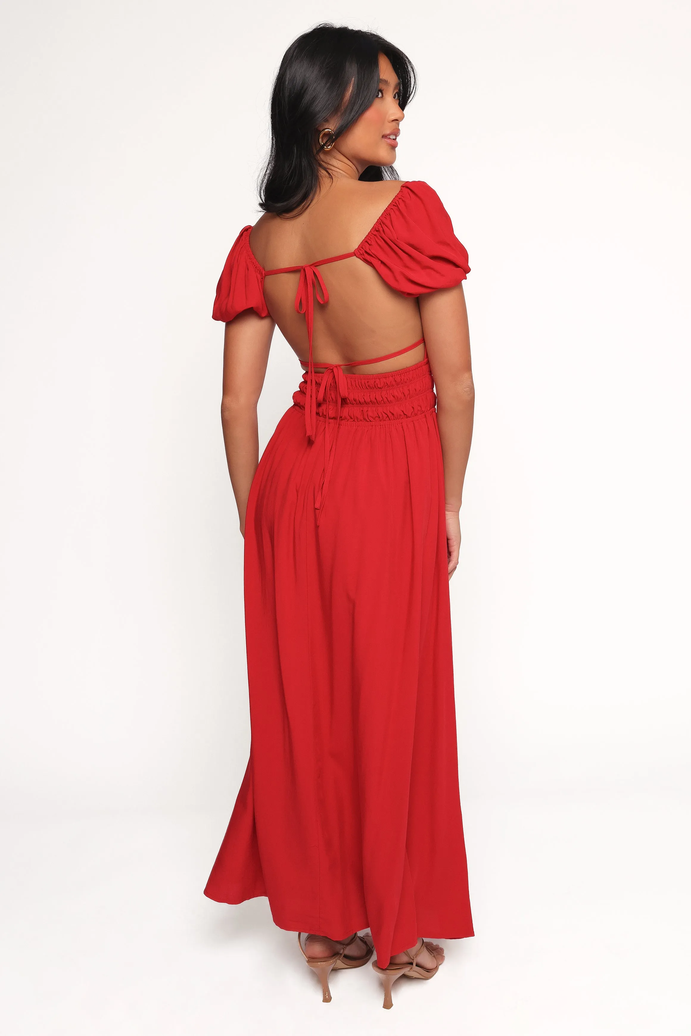 Theodora Maxi Dress - Red sold by Petal & Pup product image thumbnail 3