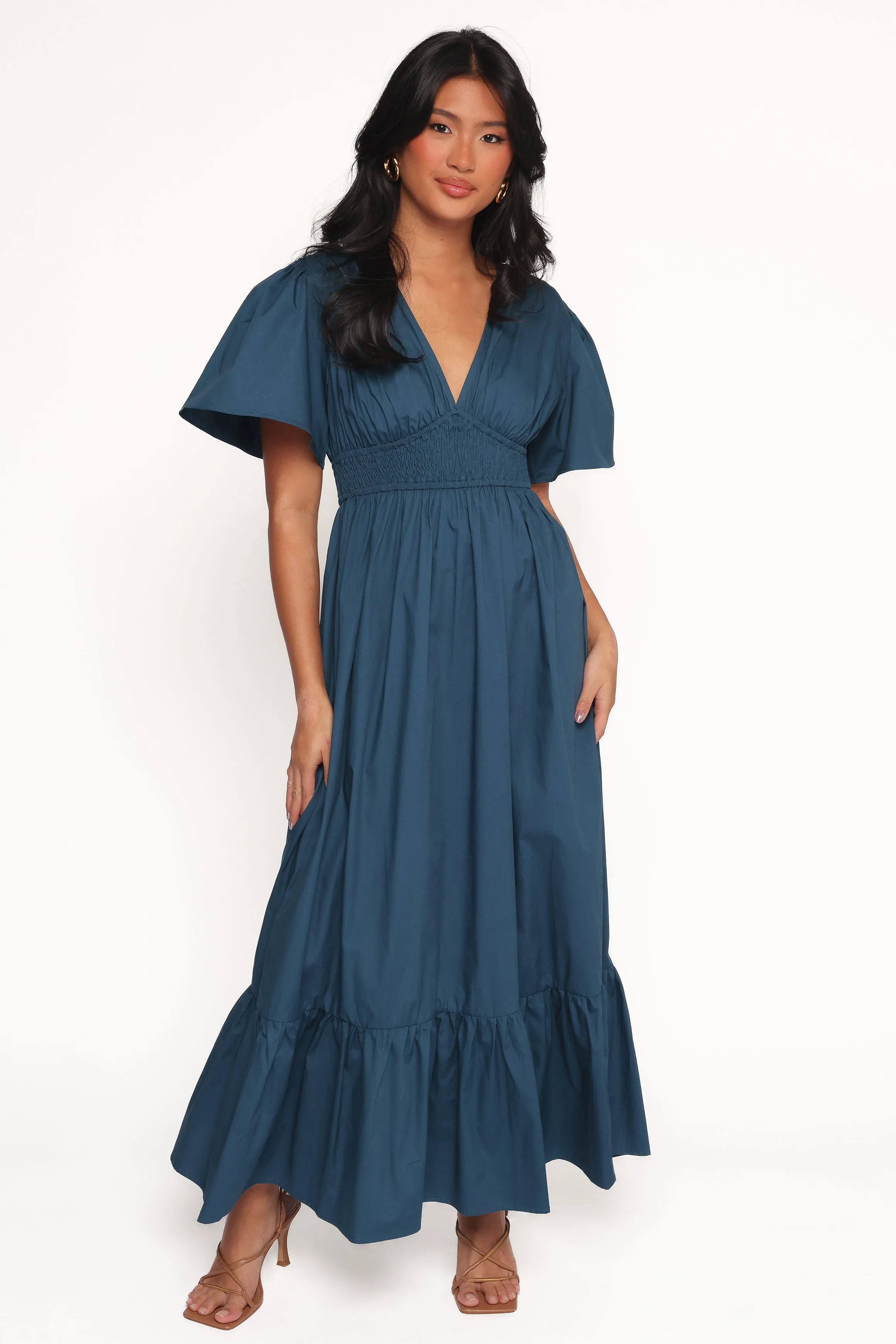 Tessa Maxi Dress - Blue sold by Petal & Pup