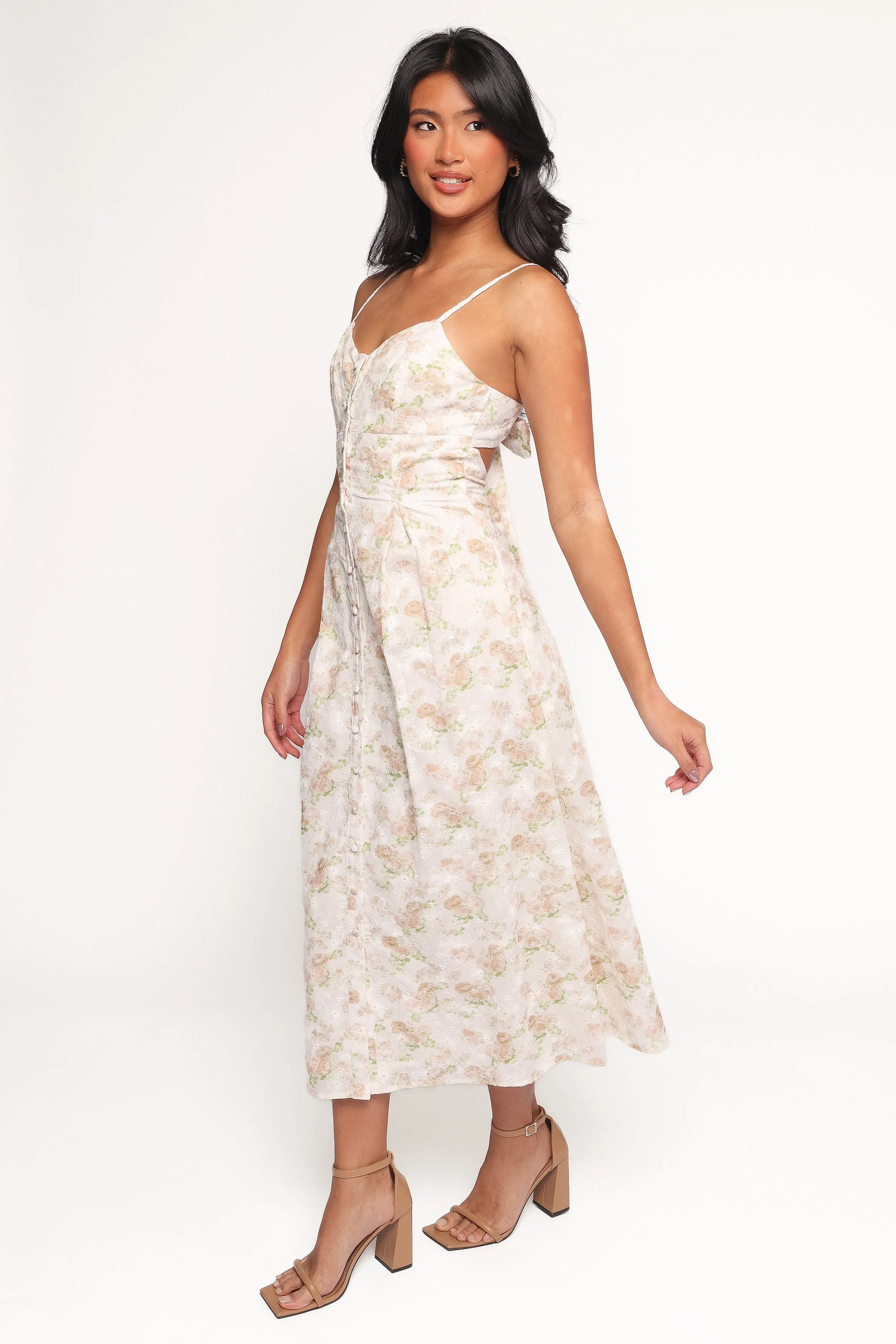 Teah Midi Dress - Pink Floral sold by Petal & Pup product image thumbnail 3