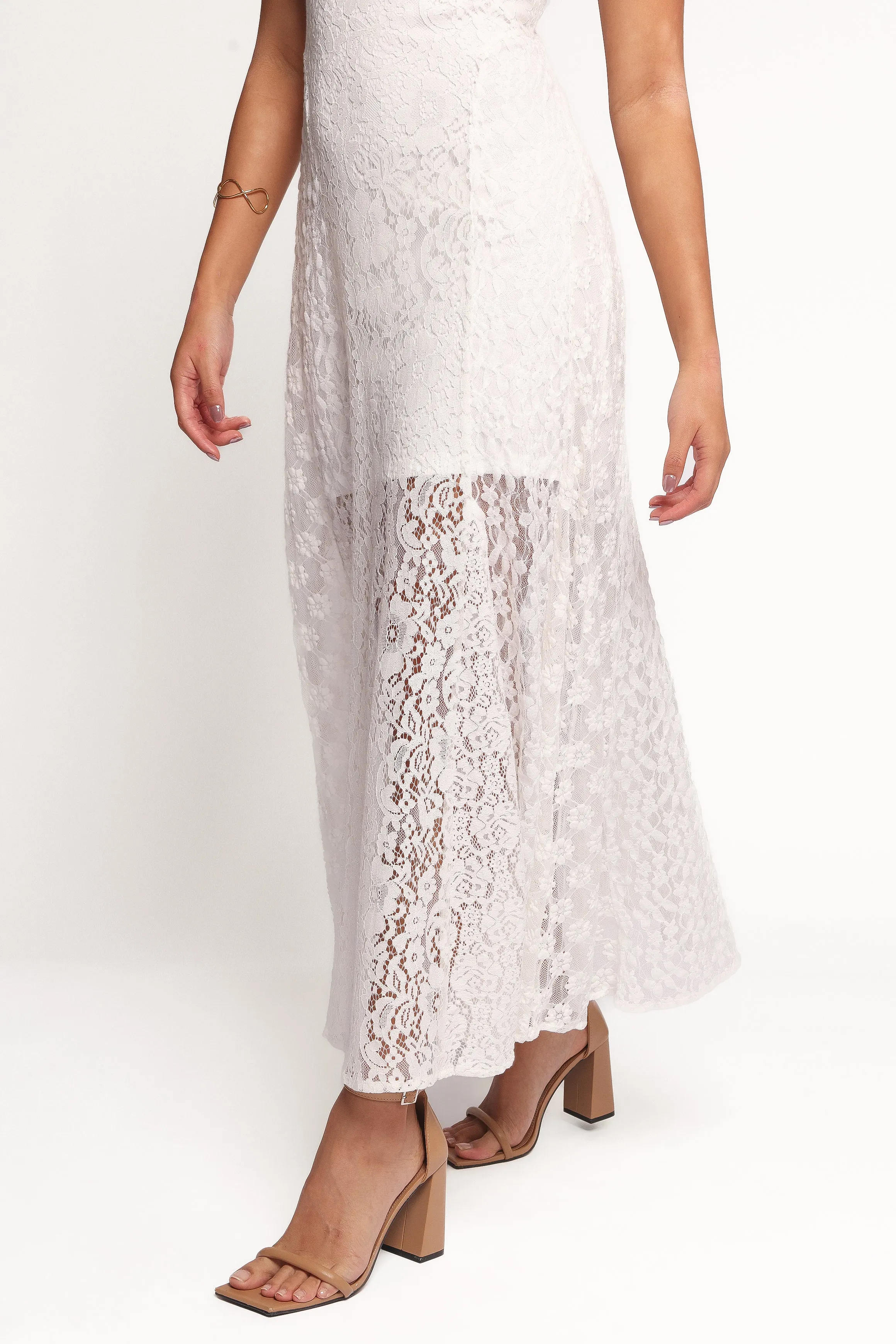 Varia Lace Maxi Dress - White sold by Petal & Pup product image thumbnail 4
