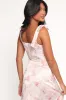 Zane Midi Dress - Pink Floral sold by Petal & Pup
