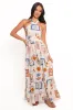 Jelena Maxi Dress - Ocean Oasis sold by Petal & Pup