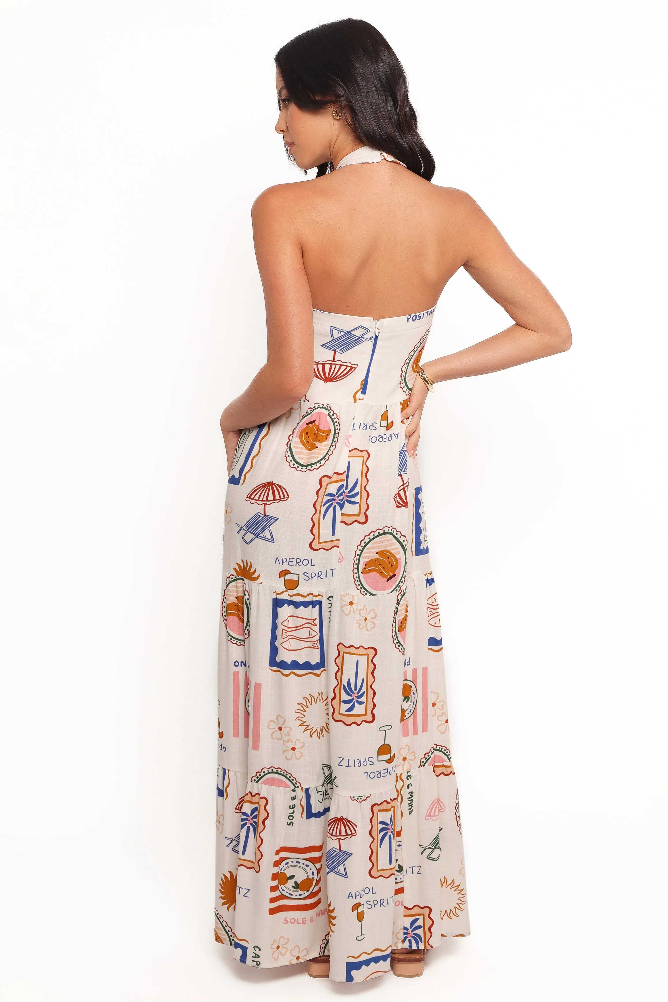 Jelena Maxi Dress - Ocean Oasis sold by Petal & Pup product image thumbnail 3