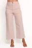 Gemma Cropped Wide Leg Jeans - Sepia Rose sold by Petal & Pup