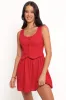 Milani Mini Dress - Red sold by Petal & Pup