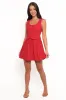 Milani Mini Dress - Red sold by Petal & Pup