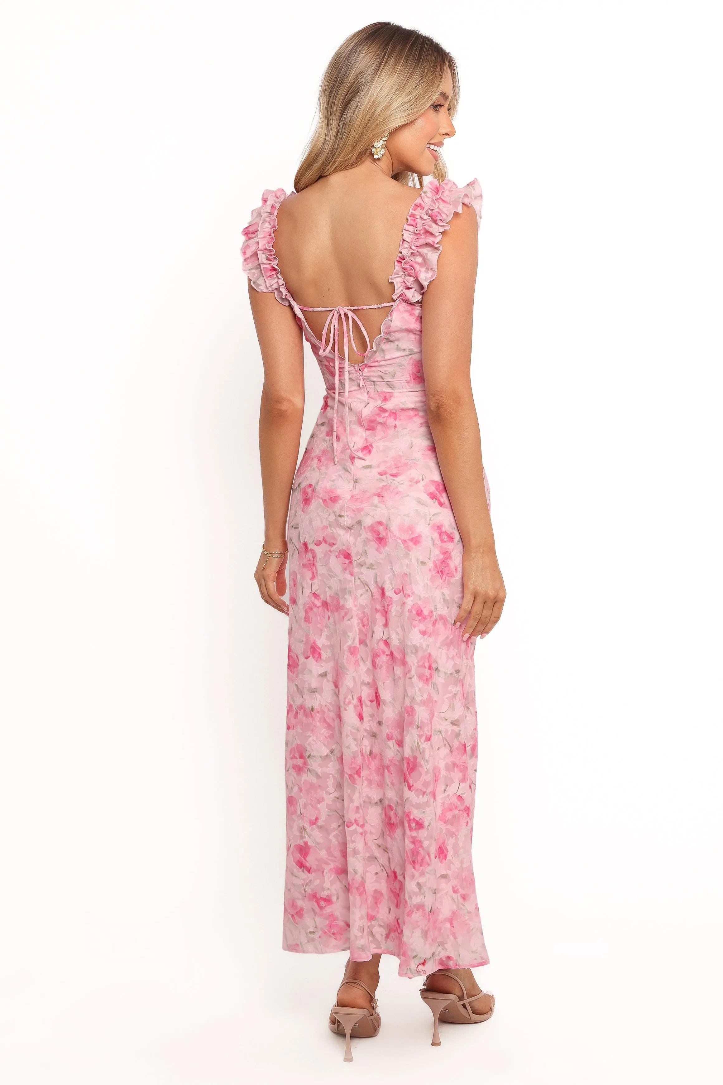 Jean Maxi Dress - Pink Floral sold by Petal & Pup product image thumbnail 3
