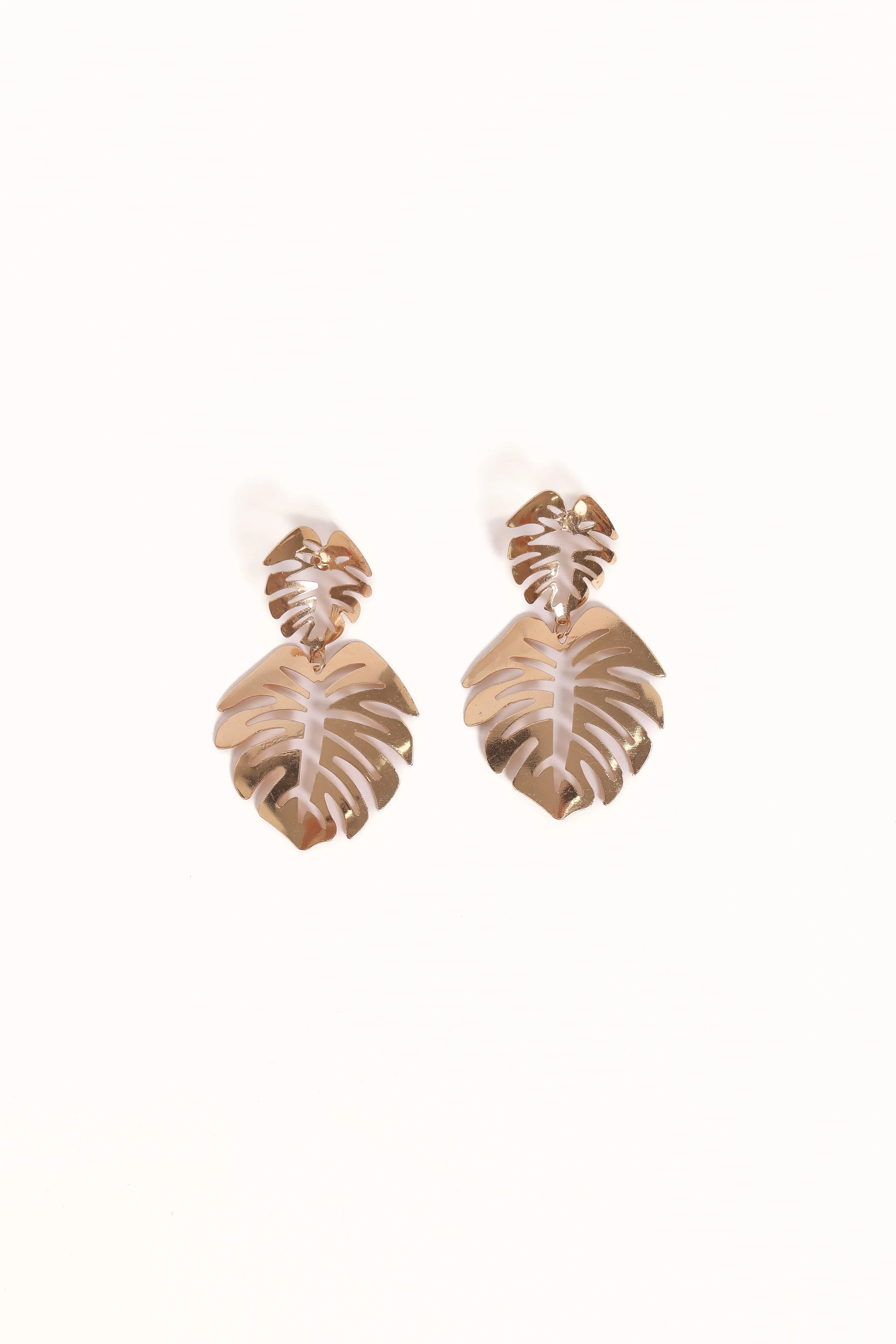 Palm Earrings - Gold sold by Petal & Pup product image thumbnail 2
