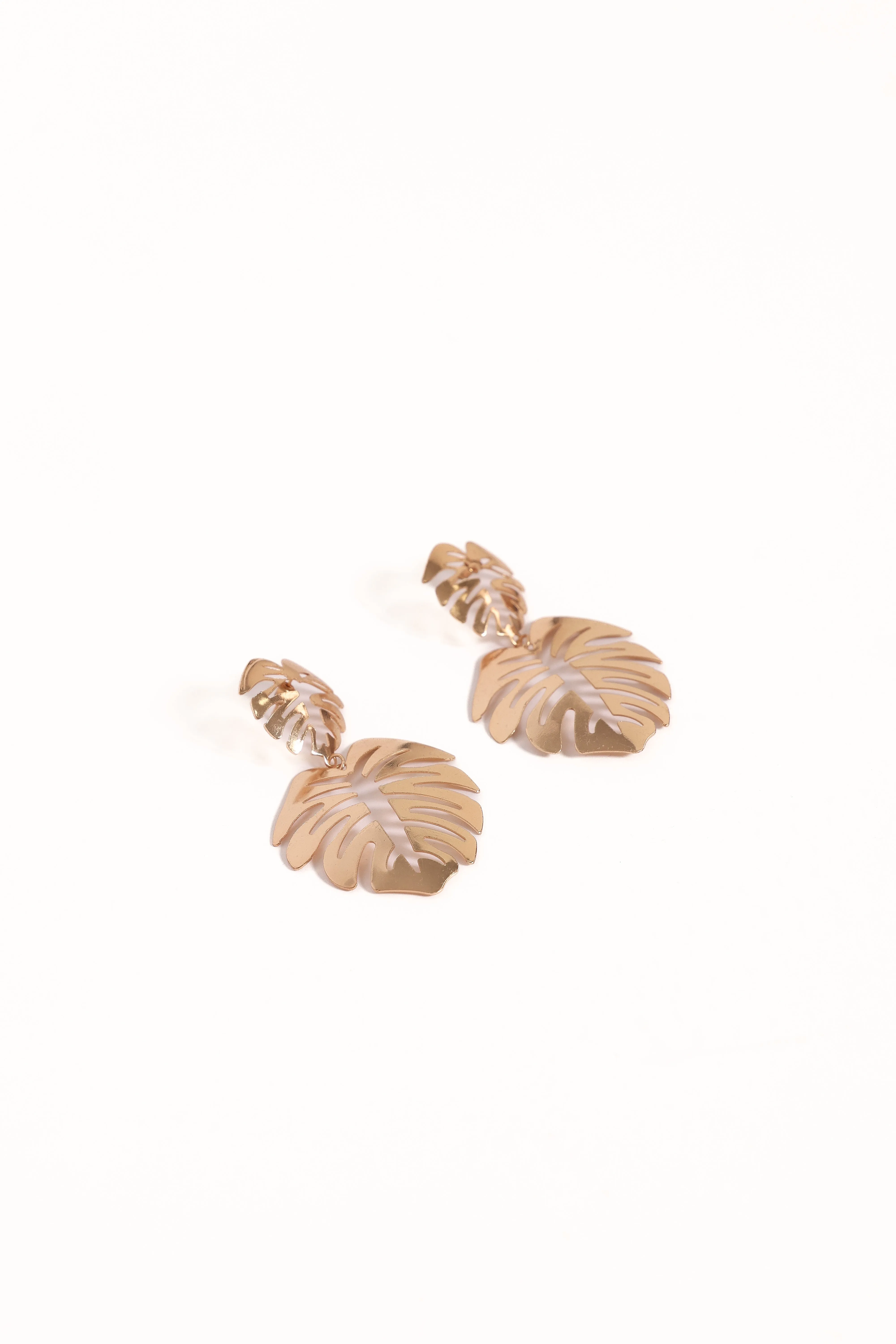 Palm Earrings - Gold sold by Petal & Pup product image thumbnail 3