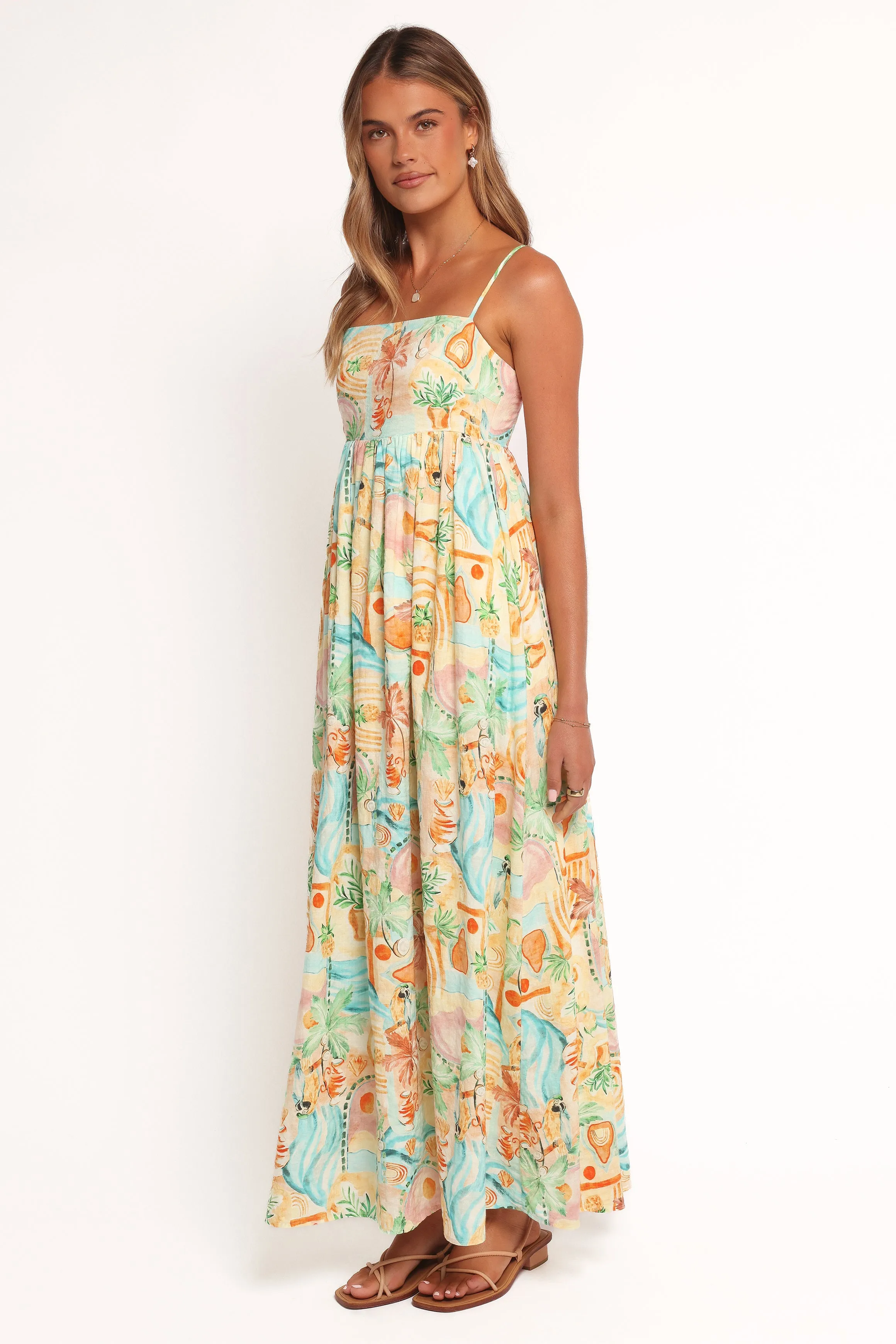 Odessa Maxi Dress - Golden Palm sold by Petal & Pup product image thumbnail 3