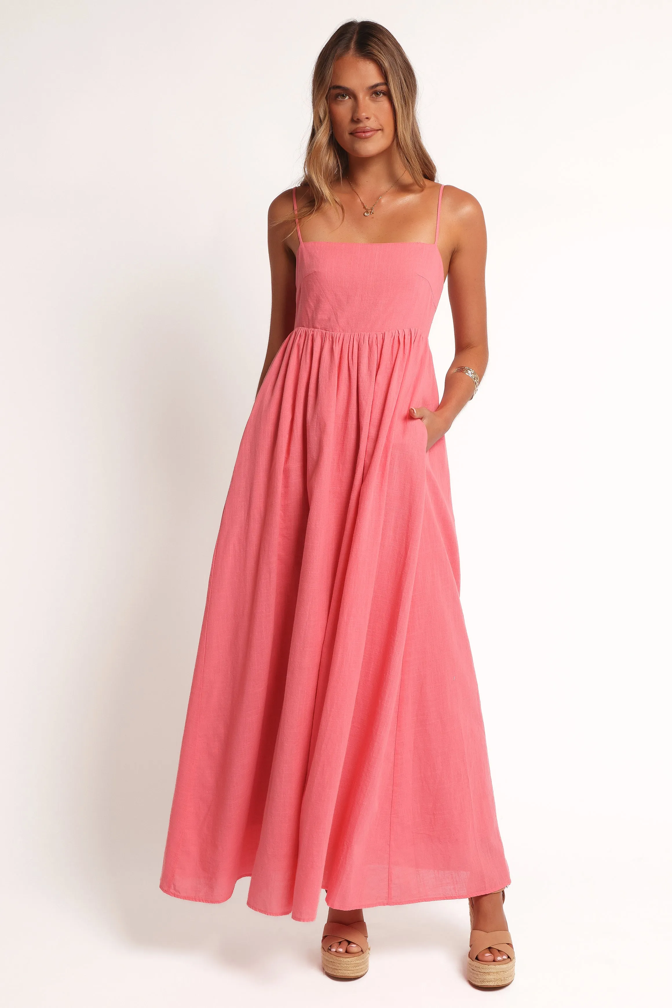 Odessa Maxi Dress - Coral sold by Petal & Pup product image thumbnail 2